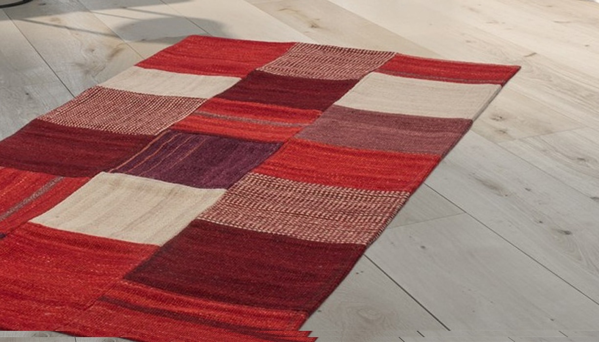 Image of Kayoom Teppich "Radical 230" rechteckig 15 mm Höhe Handgewebter Jacquard-Kilim, hochwertige Materialmischung