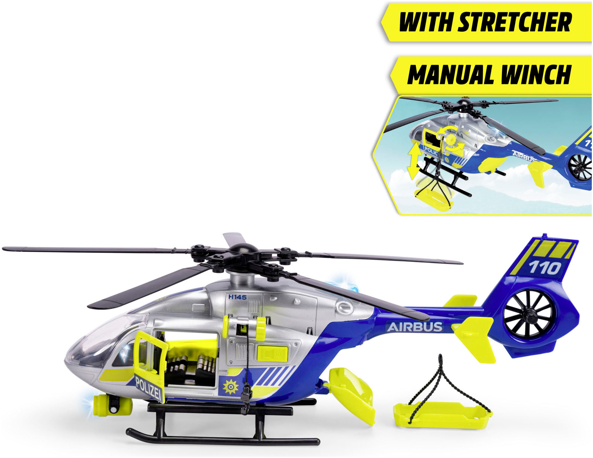 Dickie Toys Hélicoptère jouet »Police Helicopter« mit Funktionen