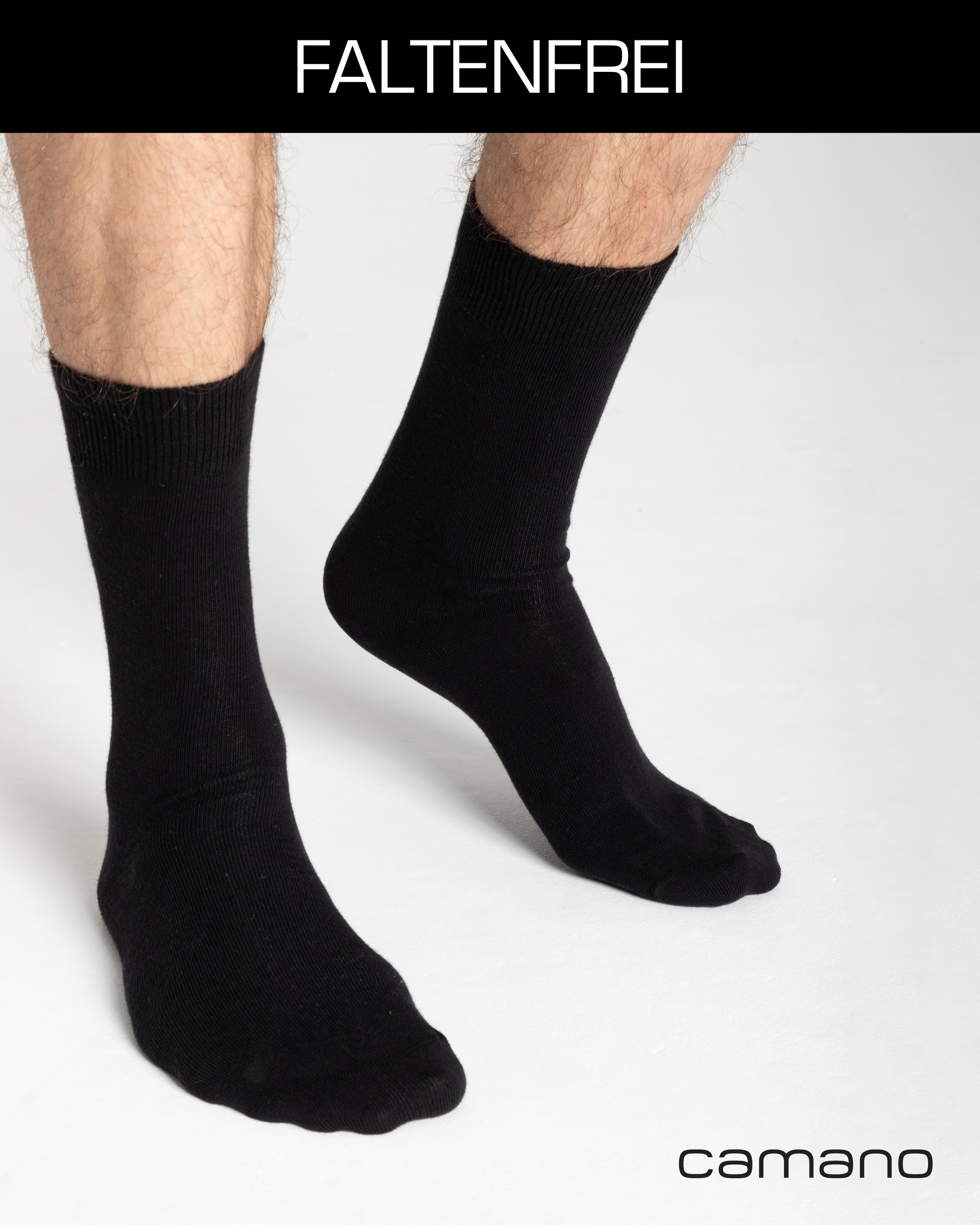 Camano Chaussettes »comfort« 9 Paar,  mit verstärktem Fersen- und Zehenbereich