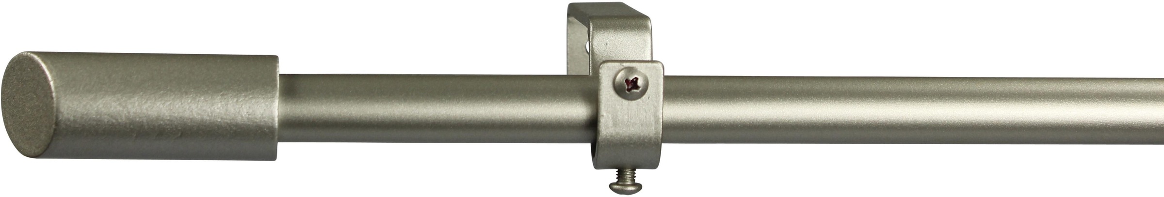 Image of GARESA Gardinenstange »ZYLI mit offenem Träger«, 1 läufig-läufig, Wunschmasslänge, Vorhanggarnitur, einfache Montage, mit Stangenverbinder verlängerbar, Wandmontage, Knopf abgeschrägt, ohne Ringe bei Ackermann Versand Schweiz