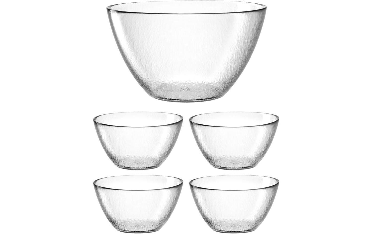 LEONARDO Schale »Attivo 5 Stück«, 5 tlg., aus Glas