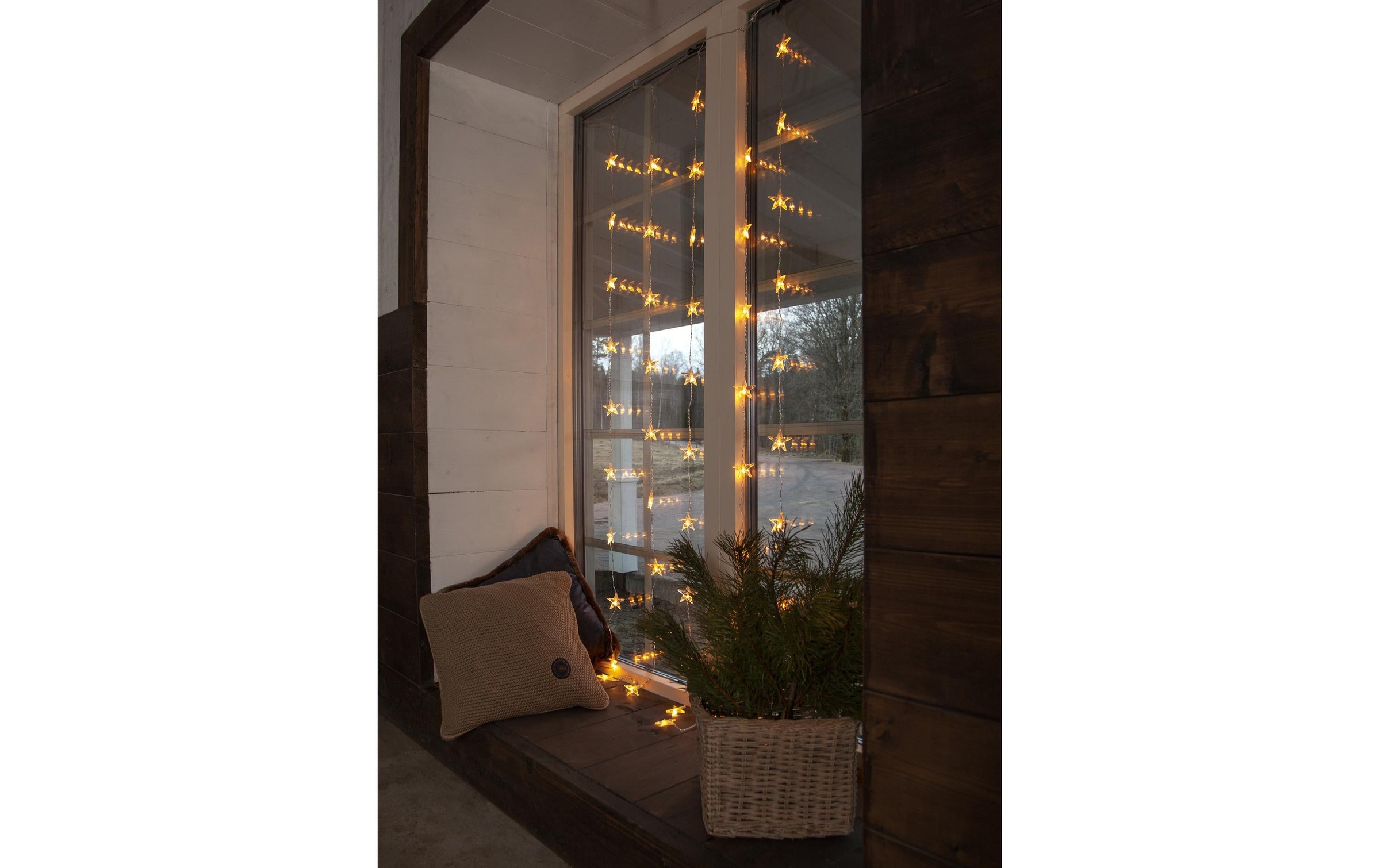 Parforce Traditional Hunting LED-Lichtervorhang »Sterne, Warmweiss, 50 LED«