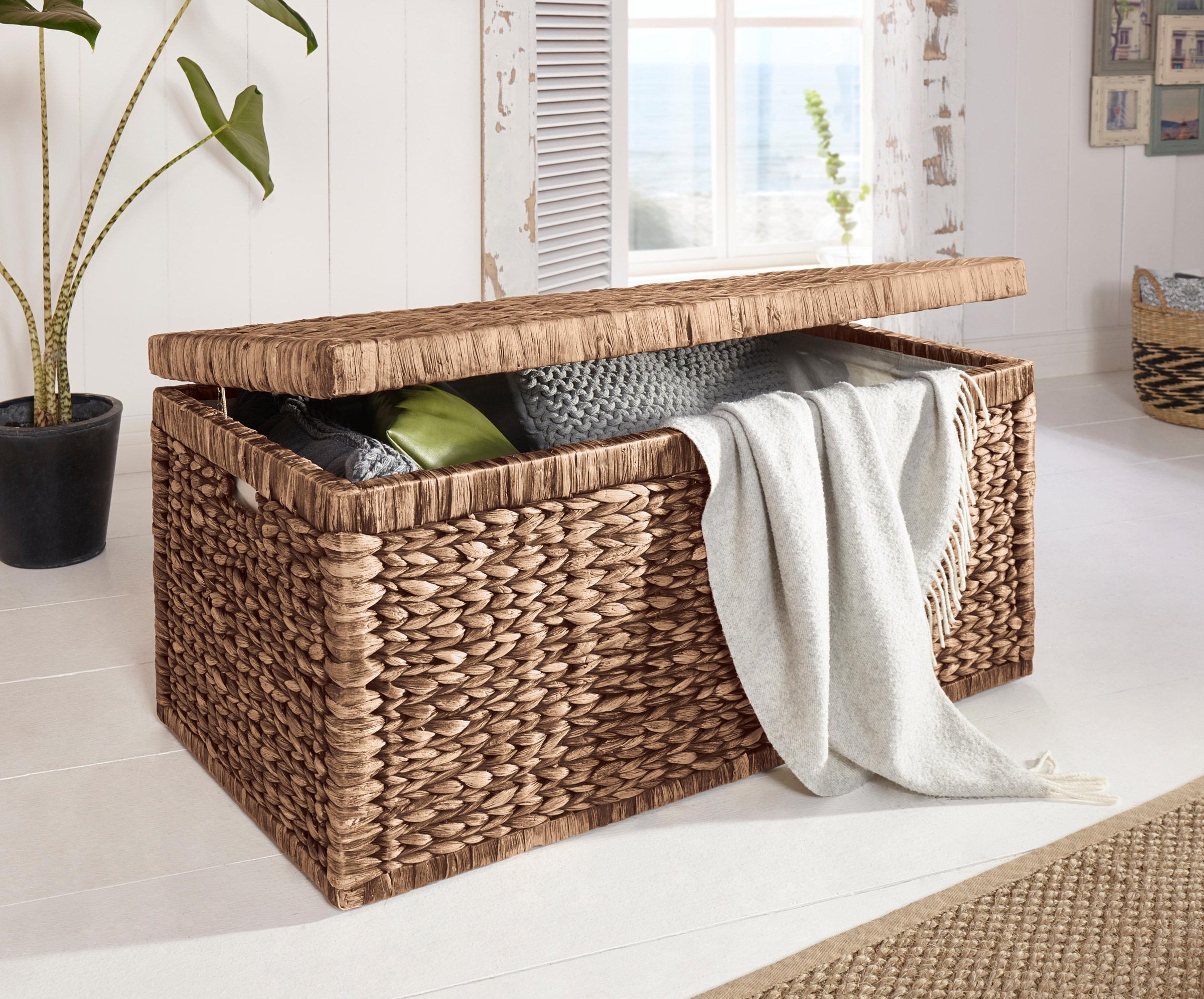 GOODproduct Coffre tendu à l'intérieur avec coton