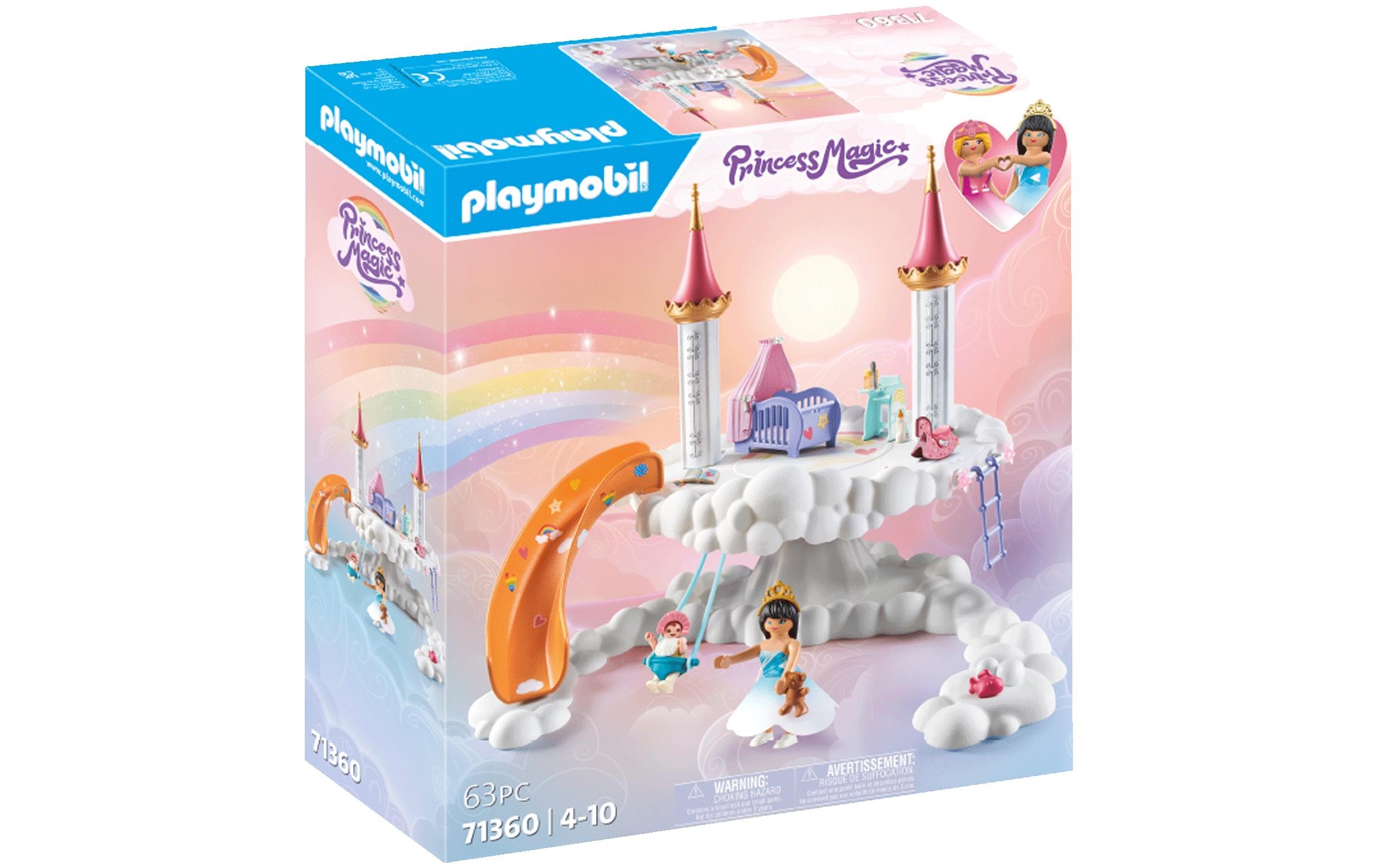 Playmobil® Spielbausteine »Princess Magic Himmlische Babywolke 71360«, (63 St.)