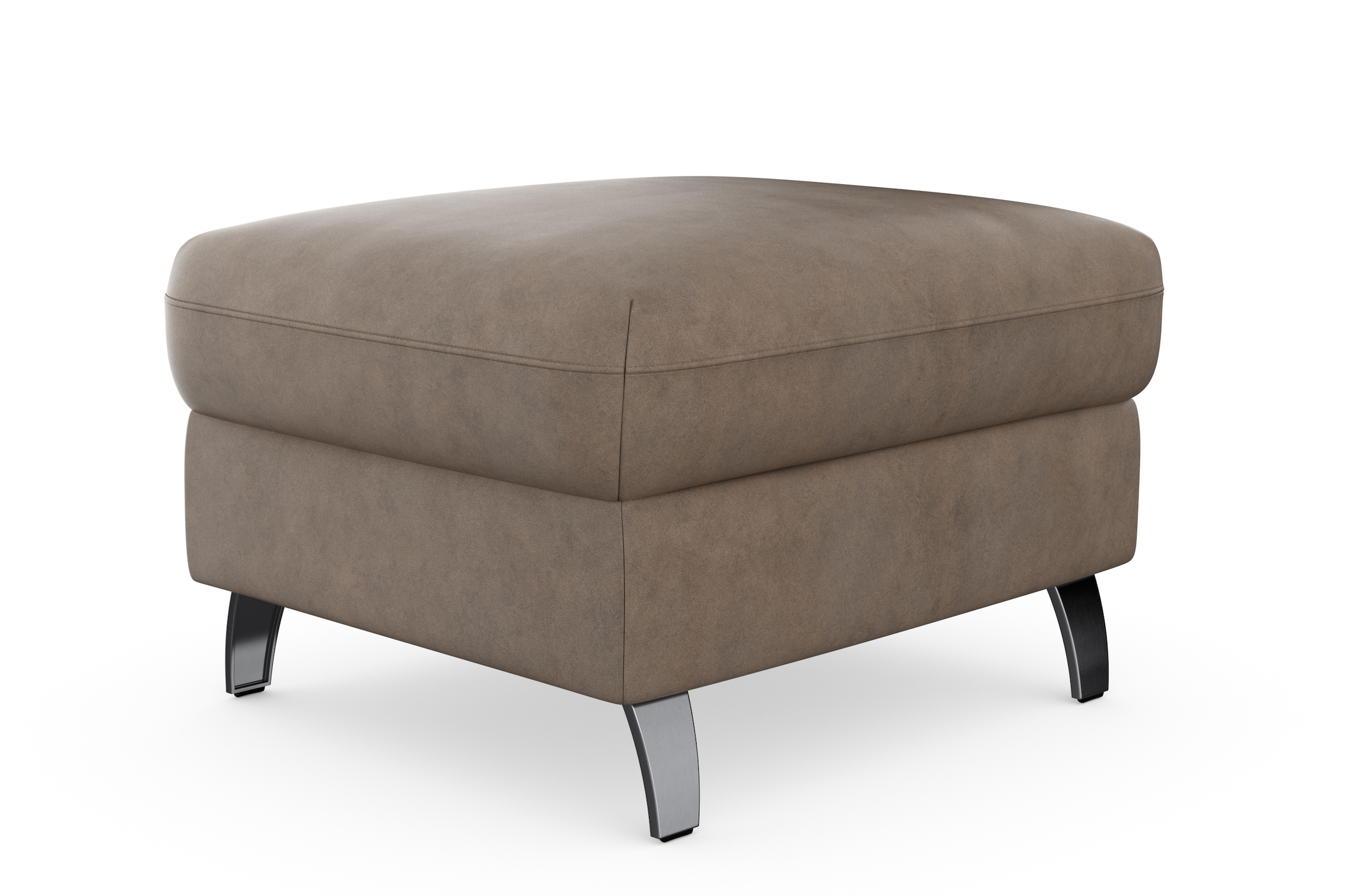 sit&more Stauraumhocker »Grenoble« mit Stauraum und satinierten Füssen