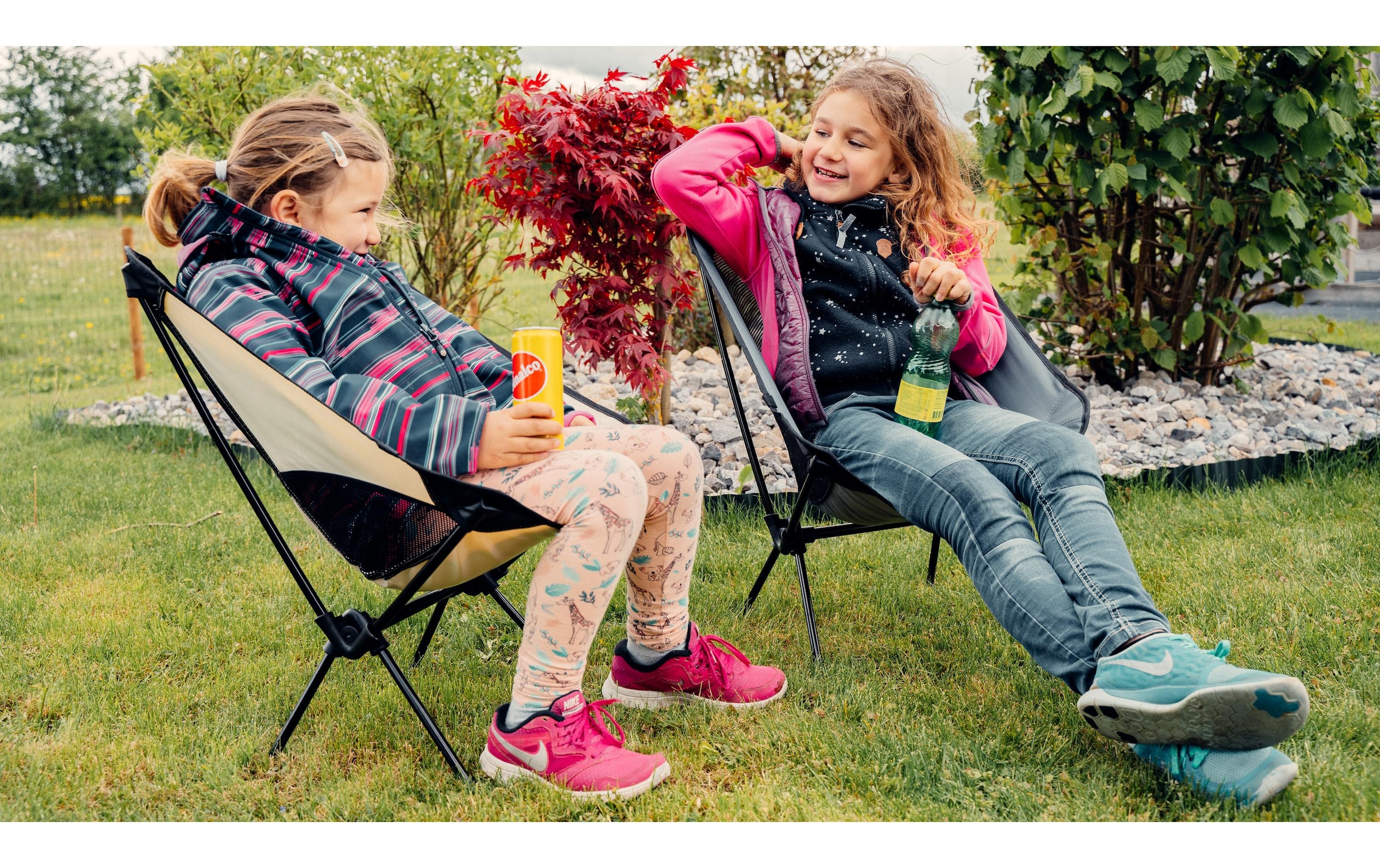 Campingstuhl »Trekony Tief Taupe Alu«