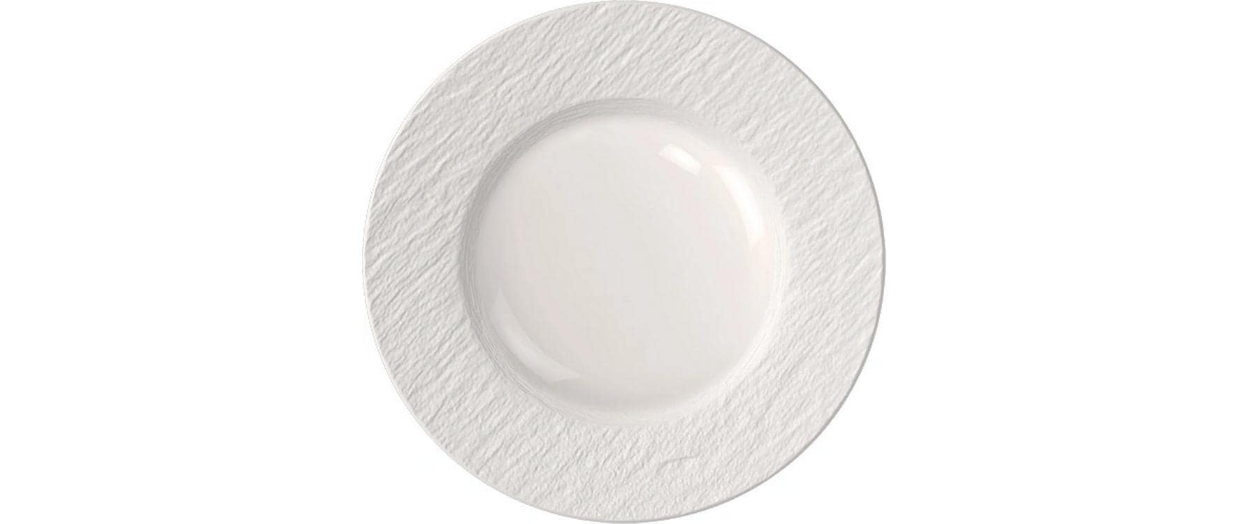 Villeroy & Boch Assiette à dessert »Manufacture Ice 6 Stück« Eleganter Kuchenteller aus weissem Porzellan