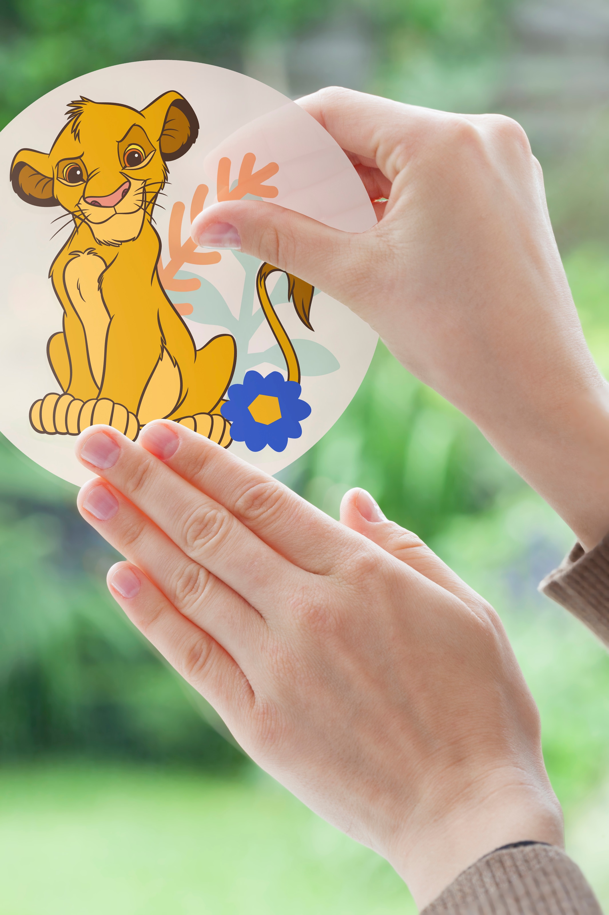 Komar Tableau de fenêtre »Fenstersticker - Better Together - Grösse 30 x 30 cm« 32 x 30 cm, 2 Bogen