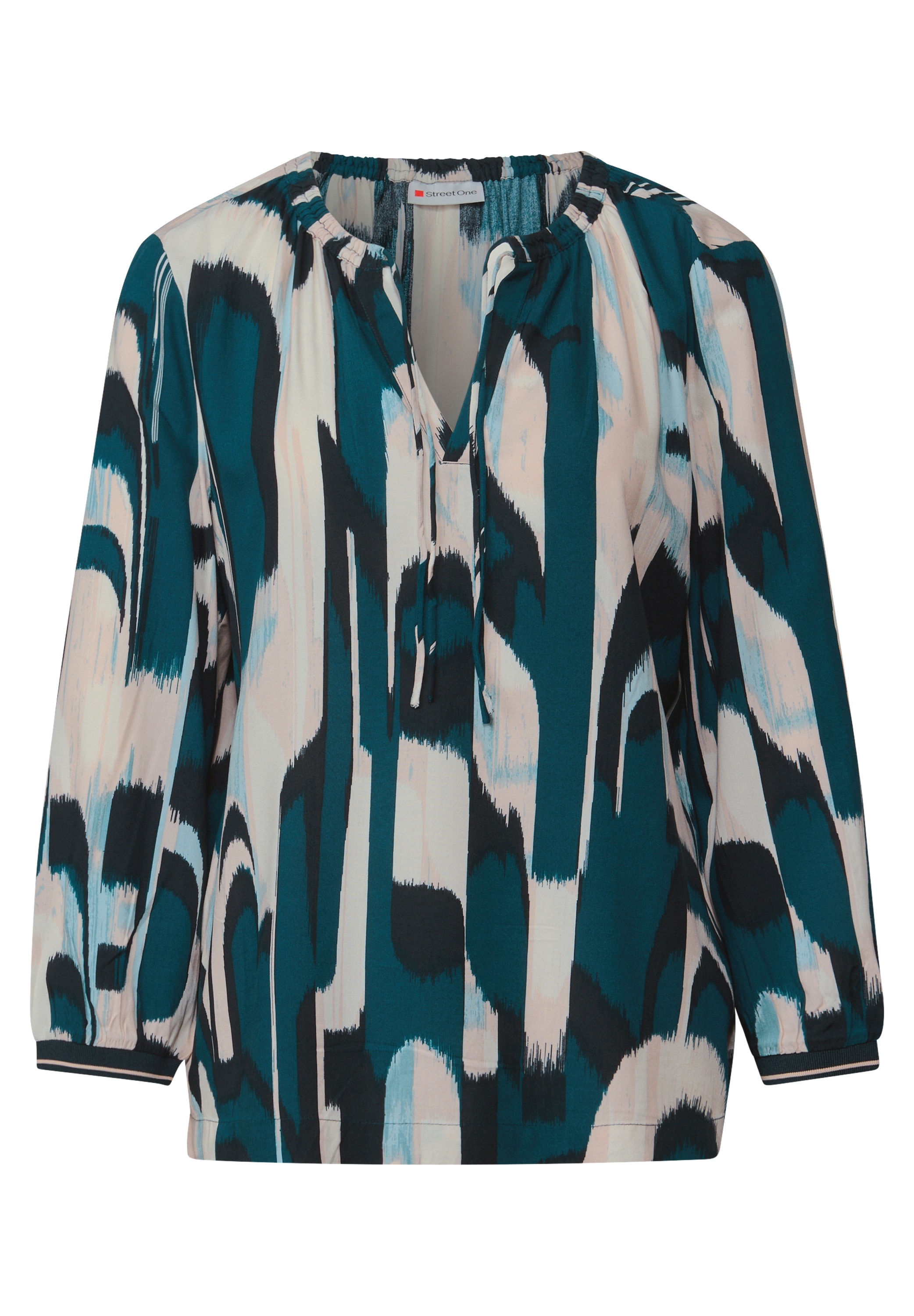 STREET ONE Shirtbluse, 3/4 -Arm mit grafischem Muster