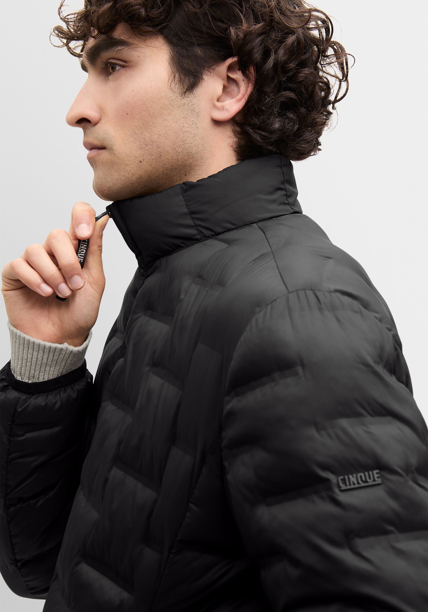 Cinque Steppjacke »CISURF«, ohne Kapuze, regular fit, mit Stehkragen