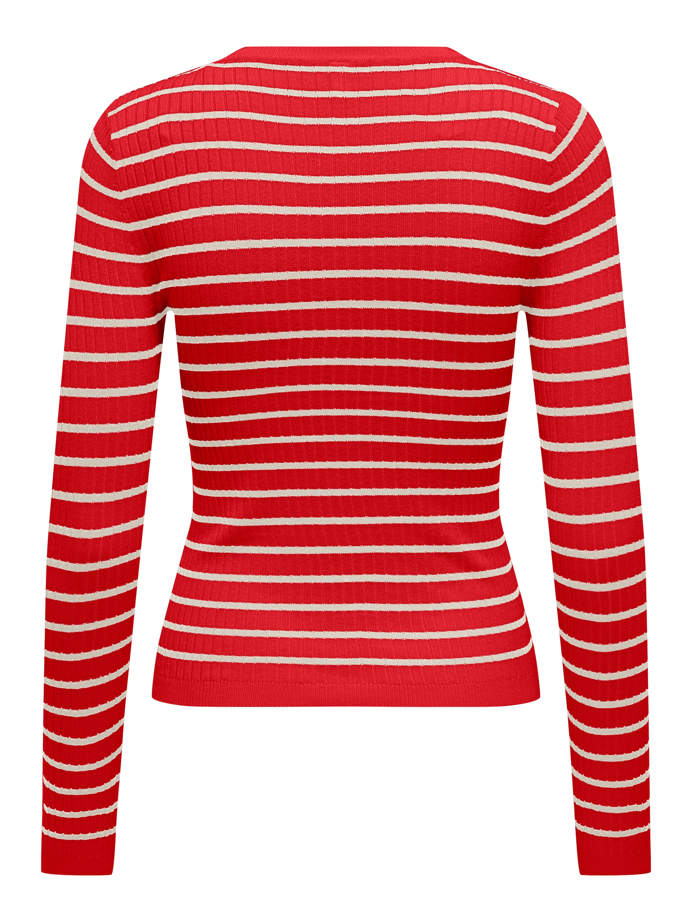 ONLY Strickpullover »ONLMILA LS STRIPE BUTTON O-NECK CC KNT«