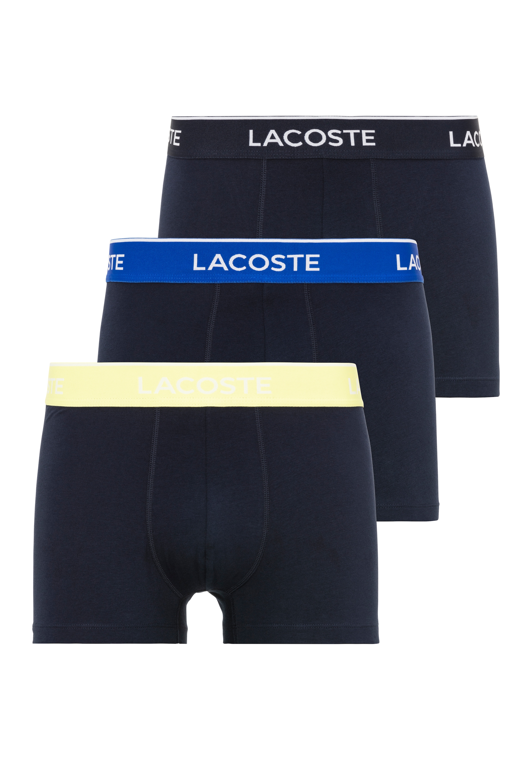 Boxershorts »enge Boxershorts Lacoste Herren Premium«, (Packung, 3 St., 3er-Pack), mit...