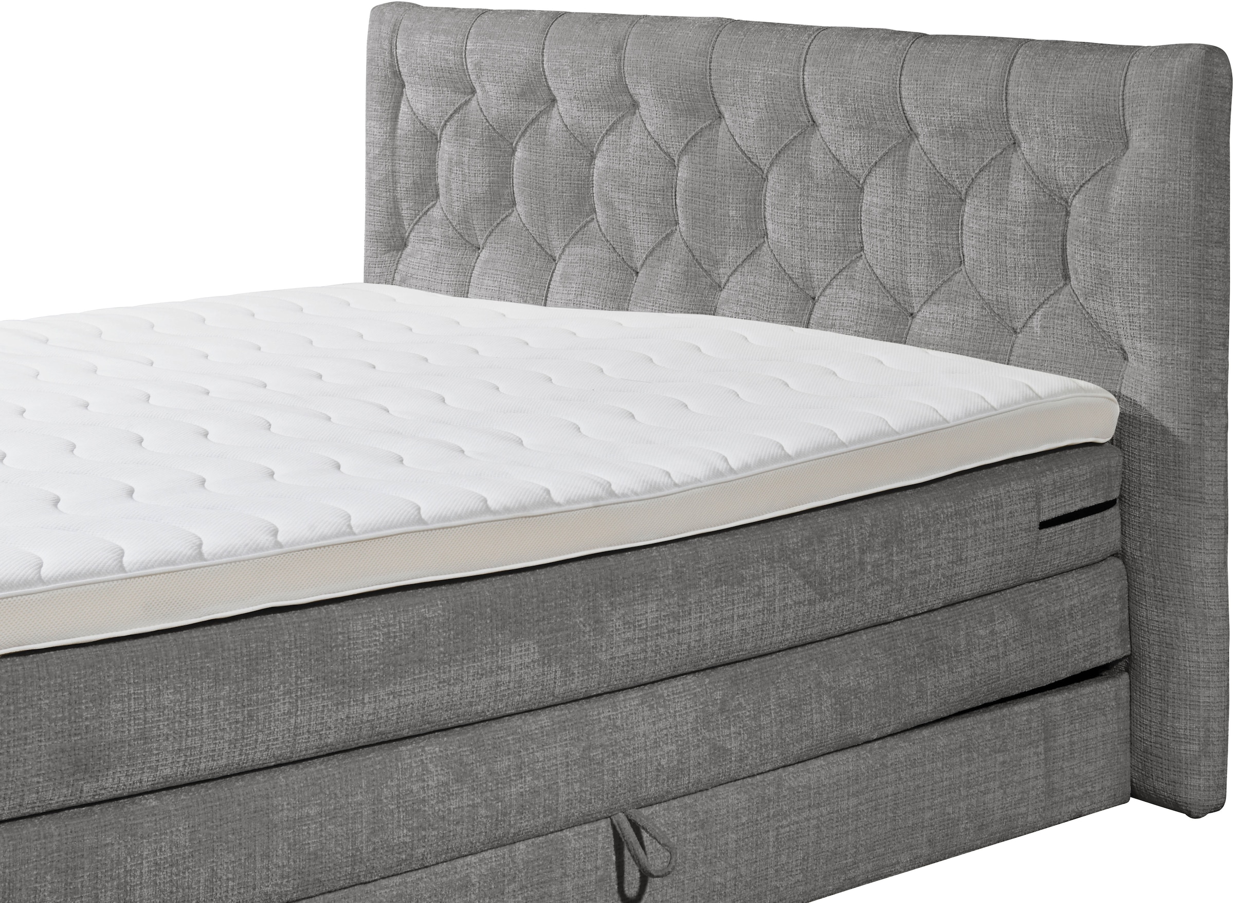ED EXCITING DESIGN Boxspringbett »"Cashfield"! Topseller inkl. zwei Bettkästen & Topper«, erhältlich in der Grösse 180x200cm