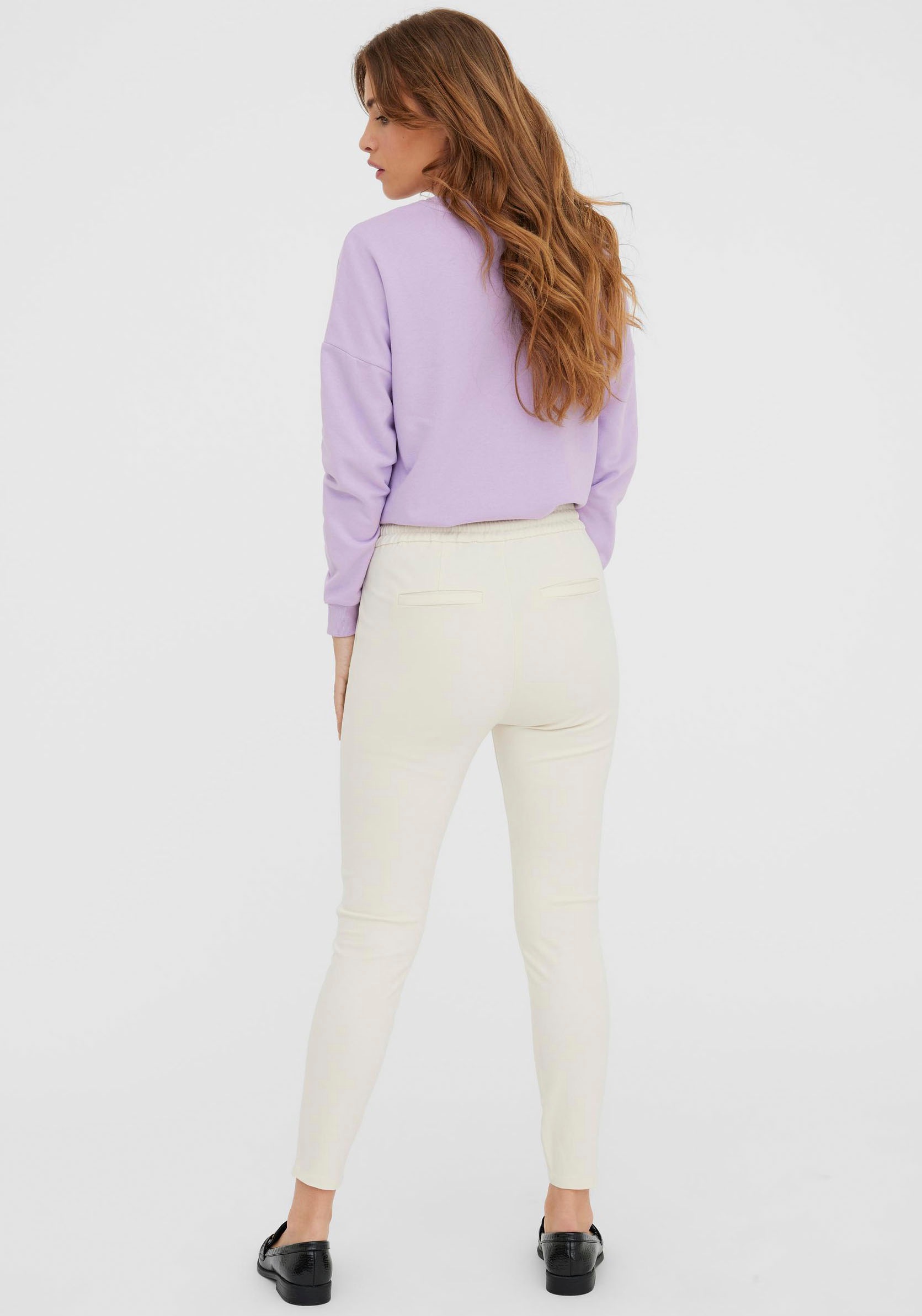 Vero Moda Pantalon de jogging »VMEVA MR LOOSE STRING PANT GA NOOS«  dos avec bande élastique