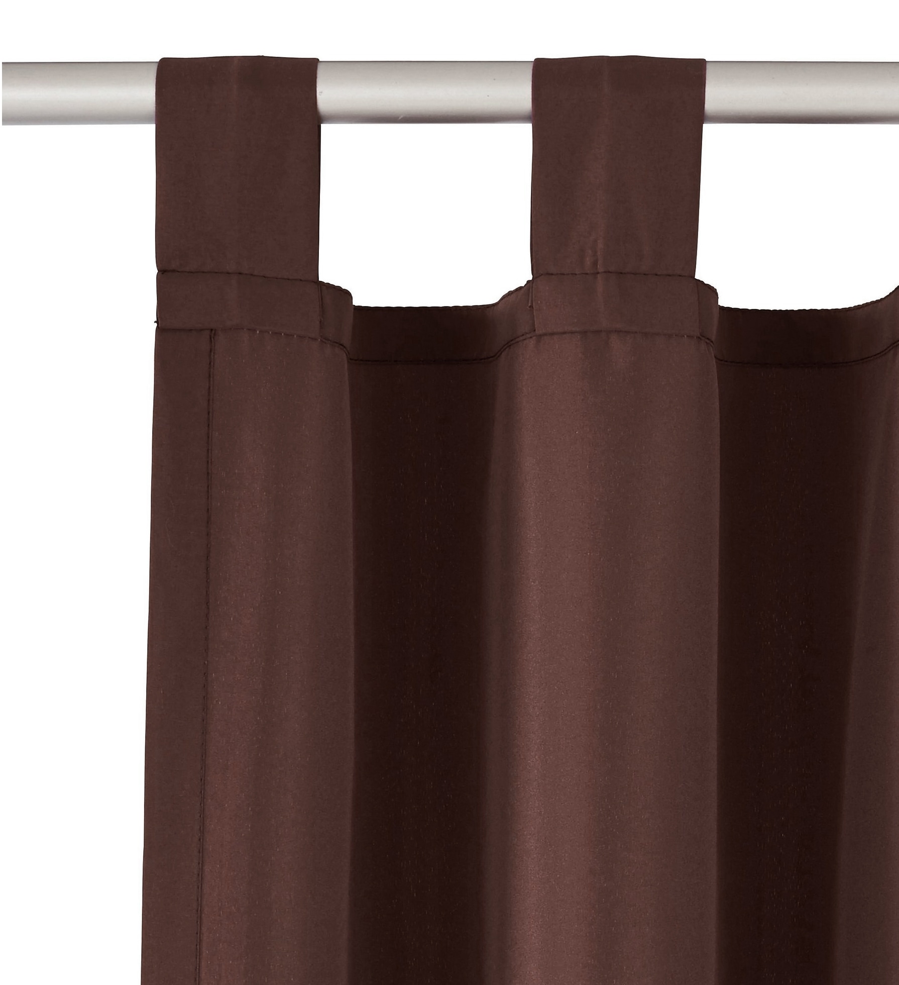 GOODproduct Rideau »Parry« Boucles 2 cuis tlg. lot de 2, opaque, monochrome, basique