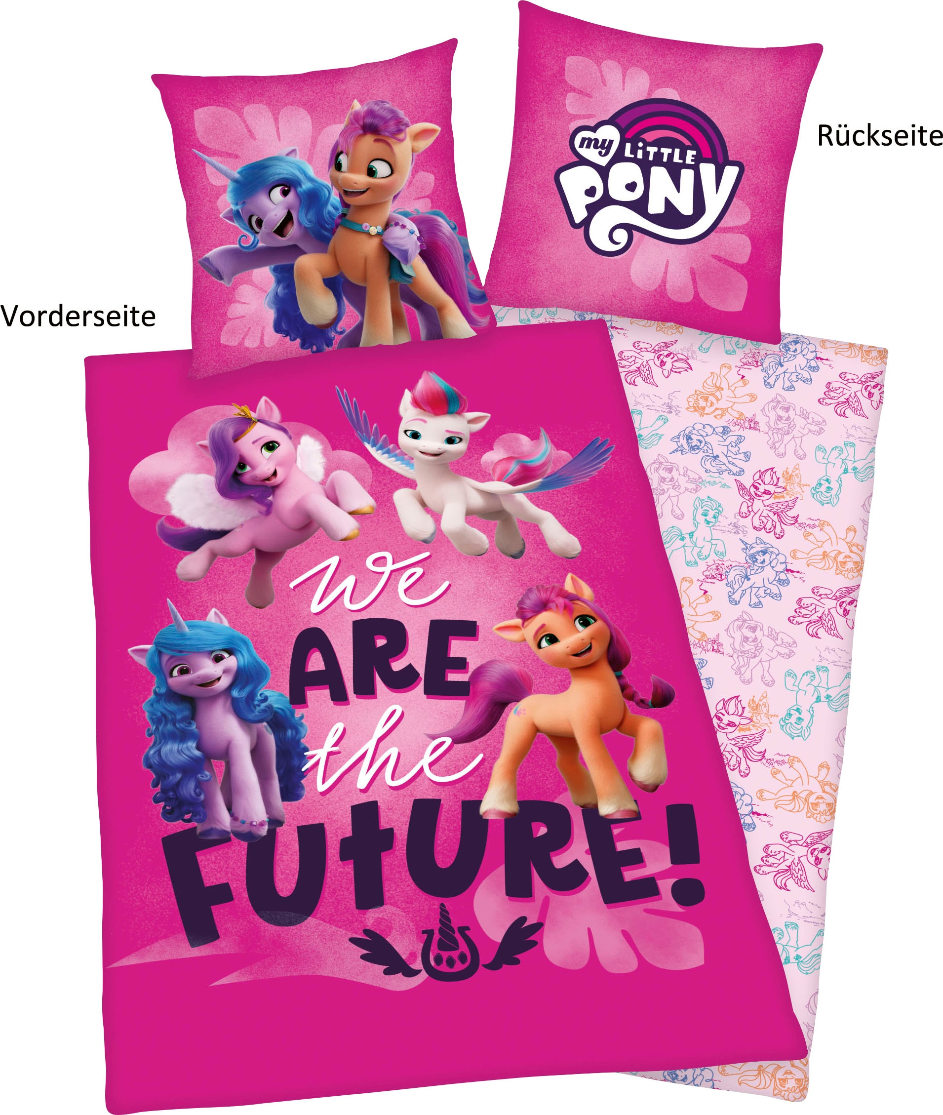 Image of My Little Pony Kinderbettwäsche "My little pony" mit tollem My little pony Motiv