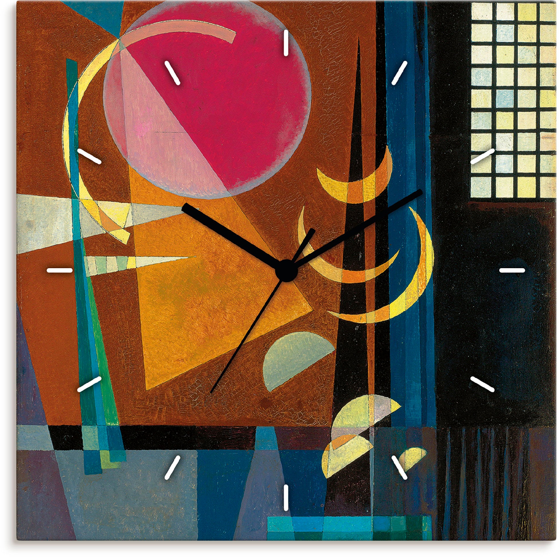 Image of Artland Wanduhr »Scharf-ruhig. 1927«, lautlos, ohne Tickgeräusche, nicht tickend, geräuschlos - wählbar: Funkuhr o. Quarzuhr, moderne Uhr für Wohnzimmer, Küche etc. - Stil: modern bei Ackermann Versand Schweiz