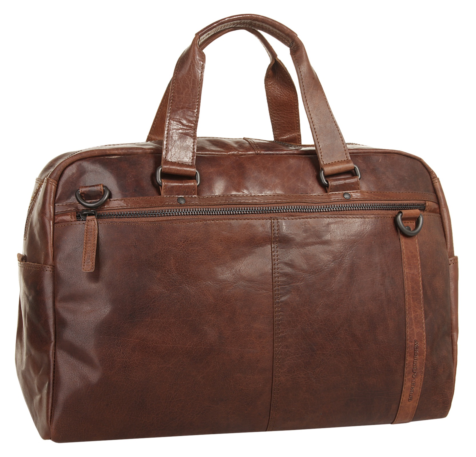 Spikes & Sparrow Sac de voyage echt Leder