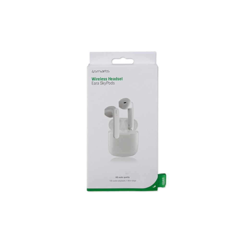 4smarts wireless In-Ear-Kopfhörer »Eara SkyPods Weiss«, True Wireless