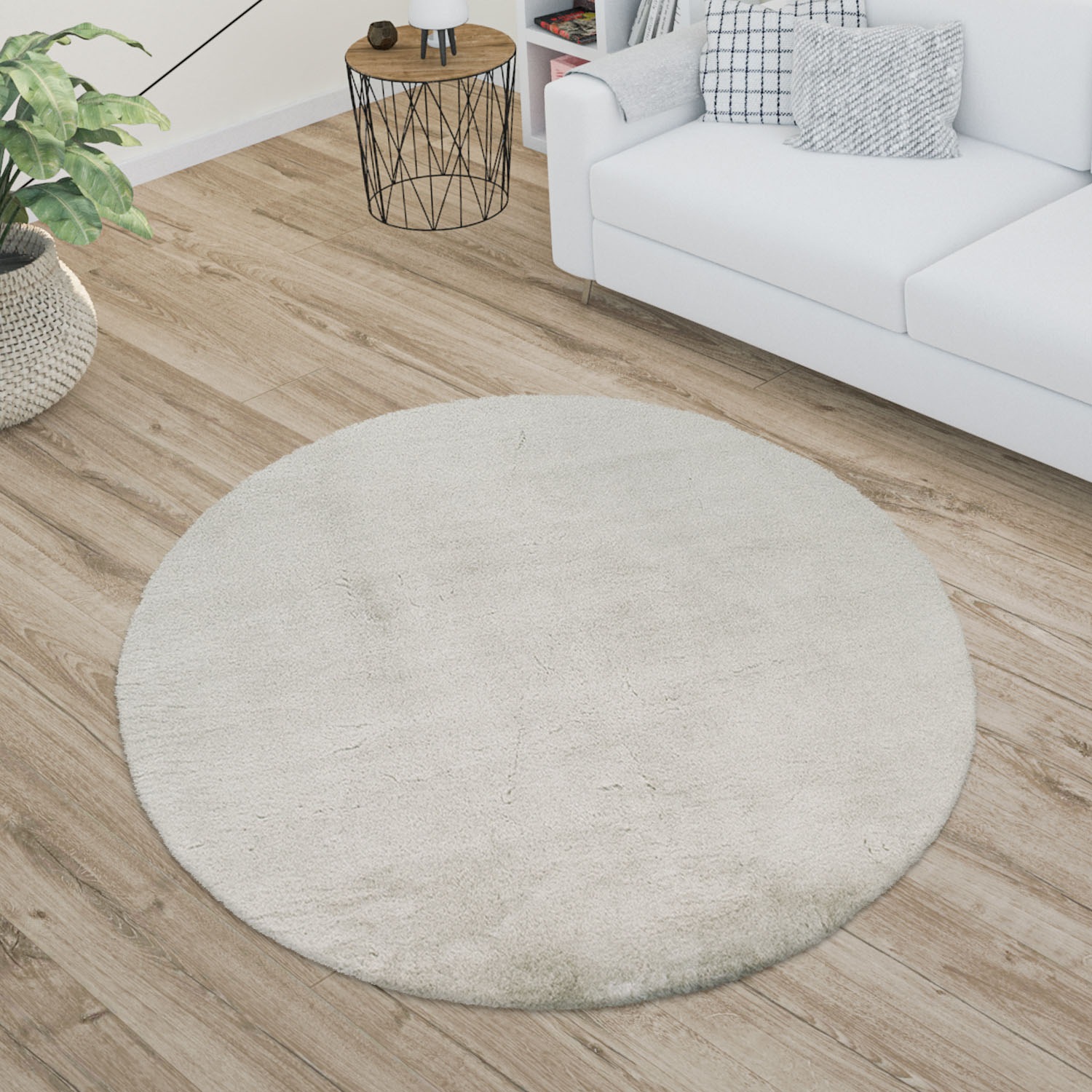 Paco Home Fellteppich »Kunstfell Soft 380«, rund, 19 mm Höhe, Langflor, Kuschelteppich... kaufen