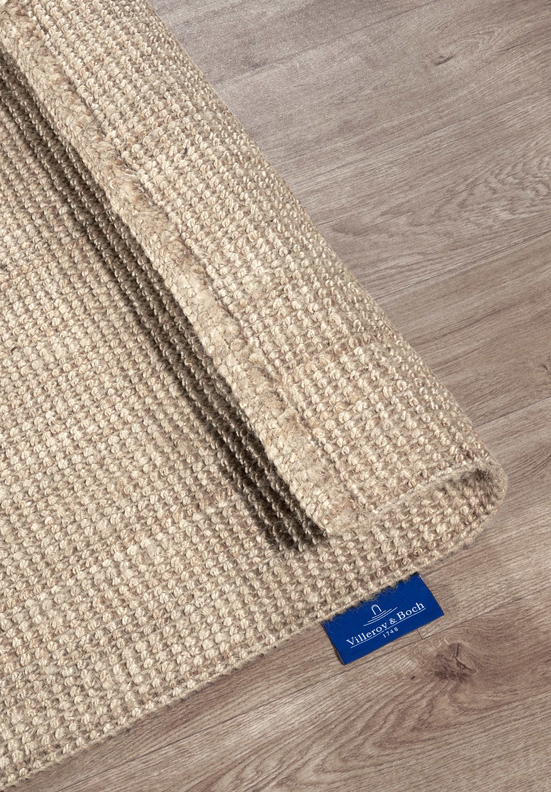 Villeroy & Boch Teppich »Rosalie Juteteppich«, rechteckig, 10 mm Höhe, Läufer, 100% Jute, Natur, Wohnzimmer, Esszimmer, Schlafzimmer, GRS