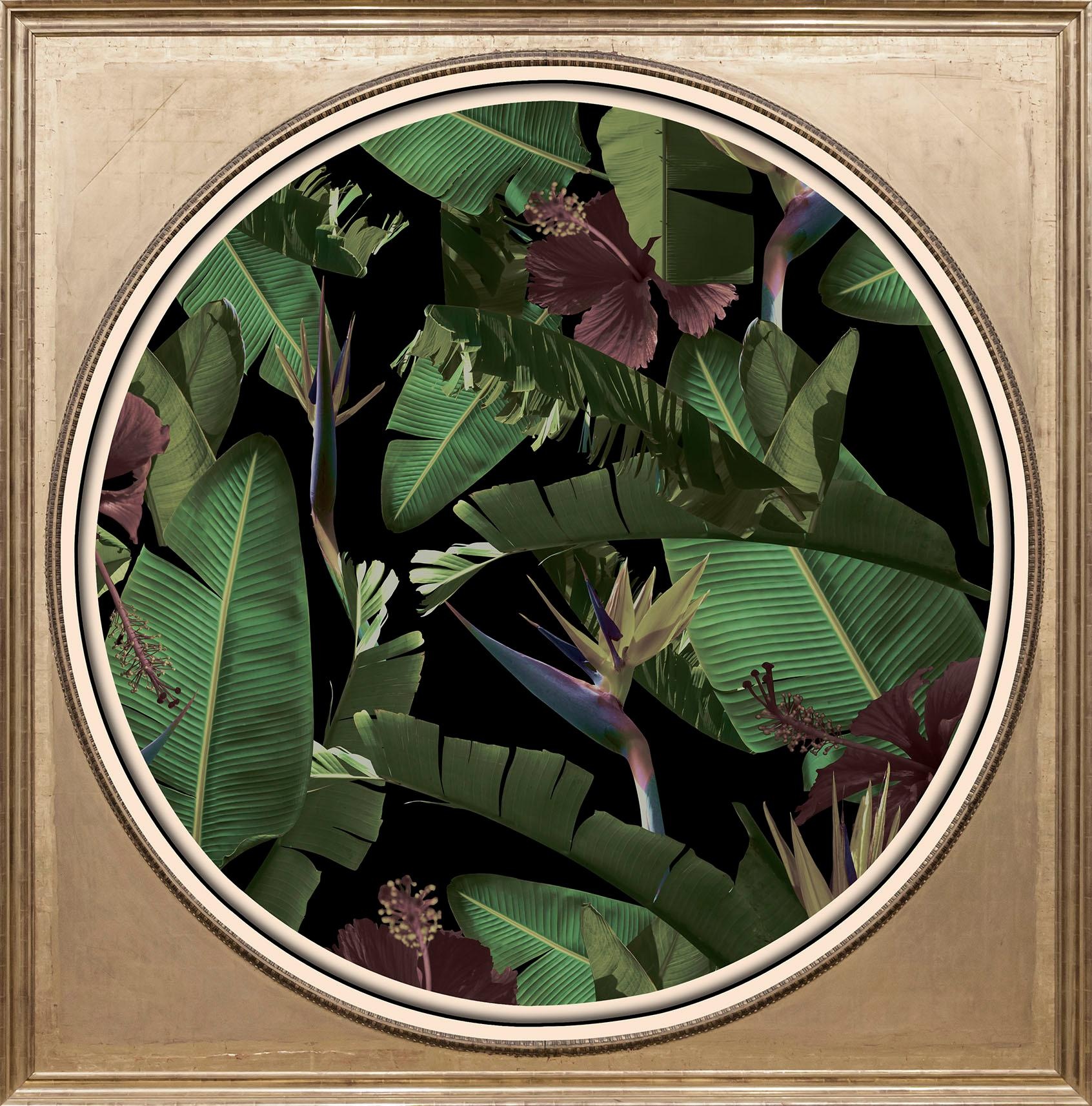 Image of queence Acrylglasbild "Tropische Pflanzen II" Blumen Blumenbilder Gemälde Kunst Pflanzen Pflanzenbilder Wald Waldbilder Fine Art-Print in Galeriequalität