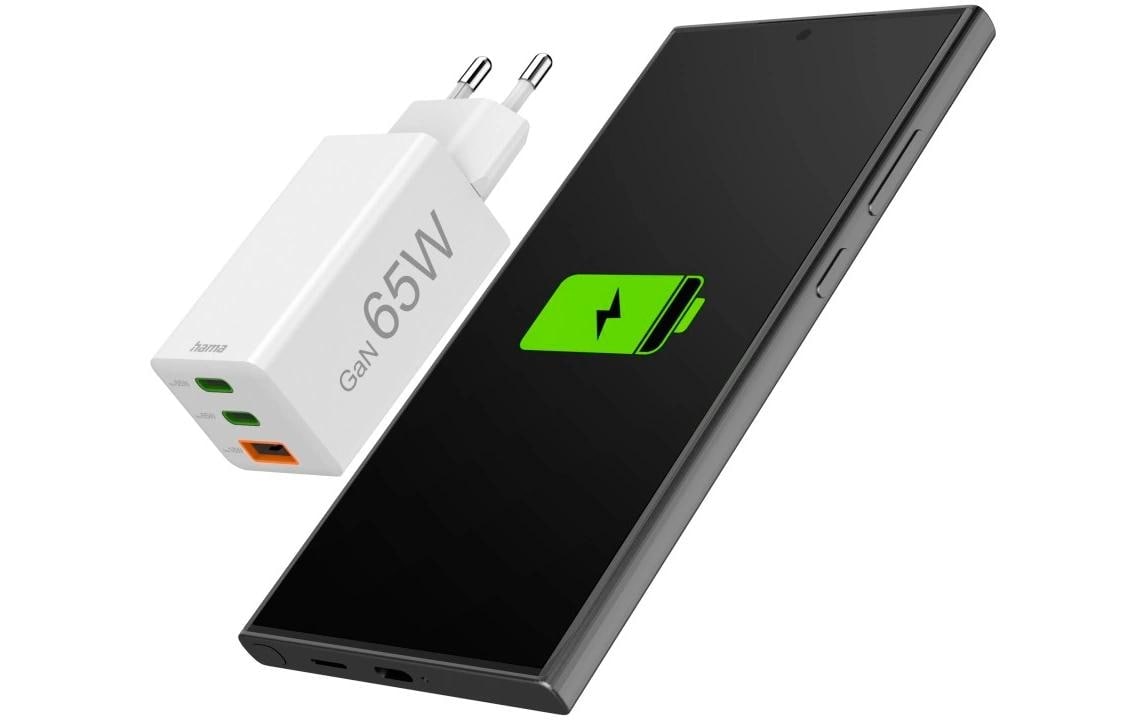 Hama USB-Ladegerät »Gan charger 2x USB-A USB-C 65 W«