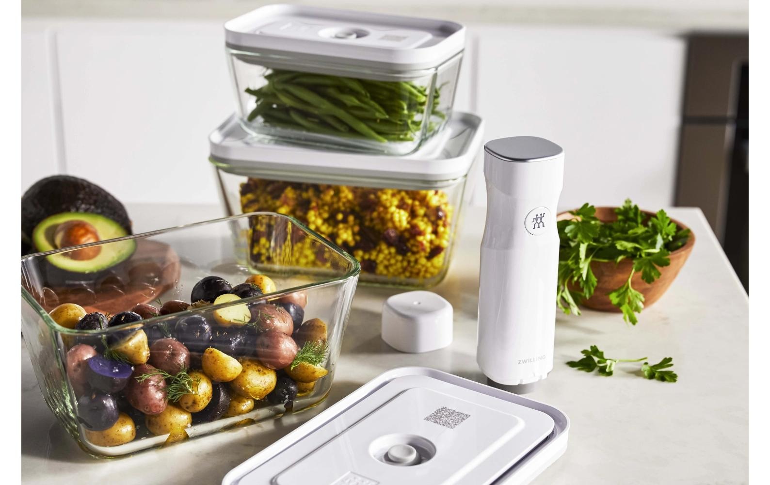 Zwilling Vakuumbehälter »Fresh and Save 3-teilig, S,M,L Glas«, (3 tlg.)