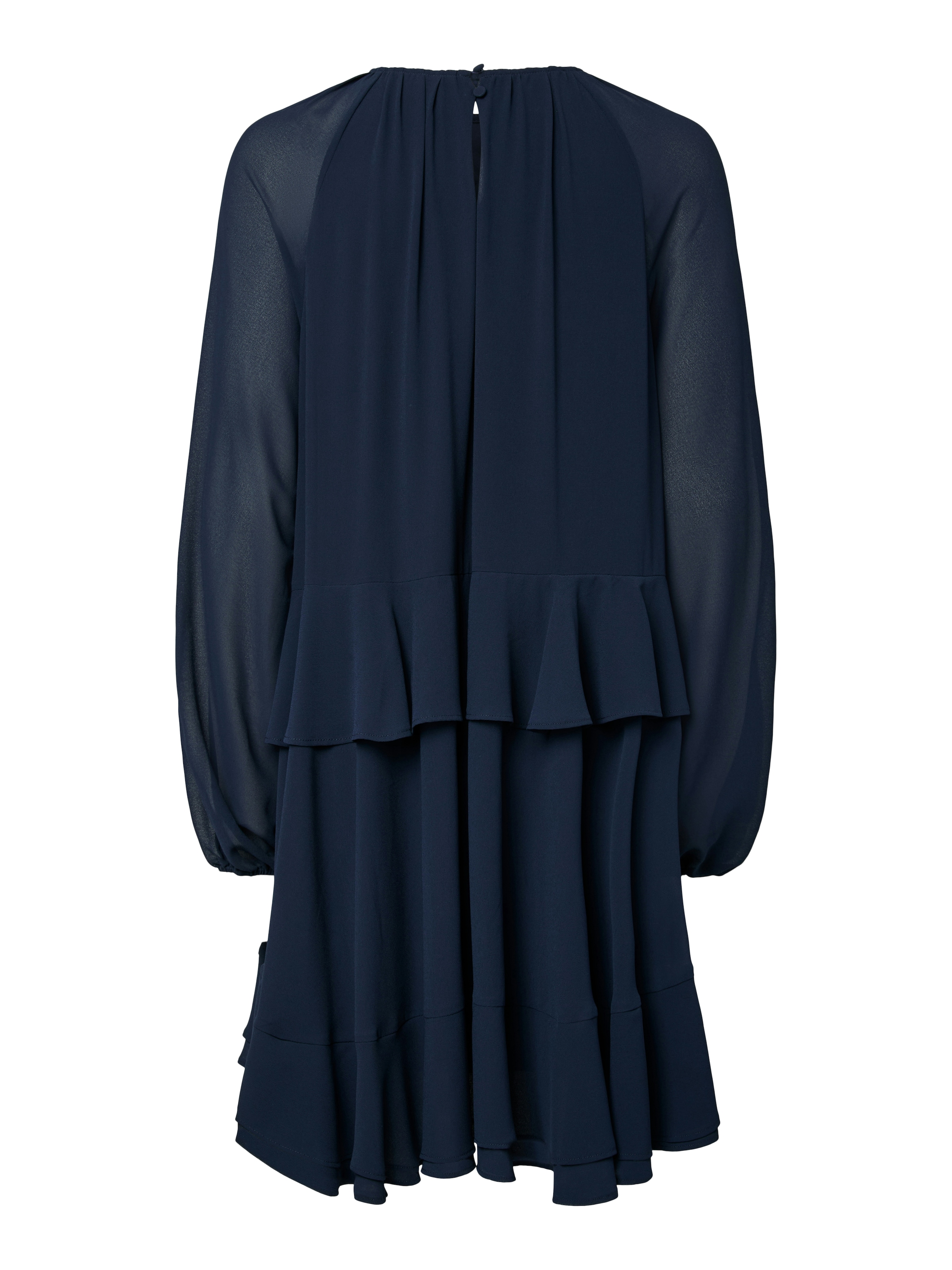 Y.A.S Chiffonkleid »YASMILVA LS DRESS S. NOOS« Kunstfaser, regular fit