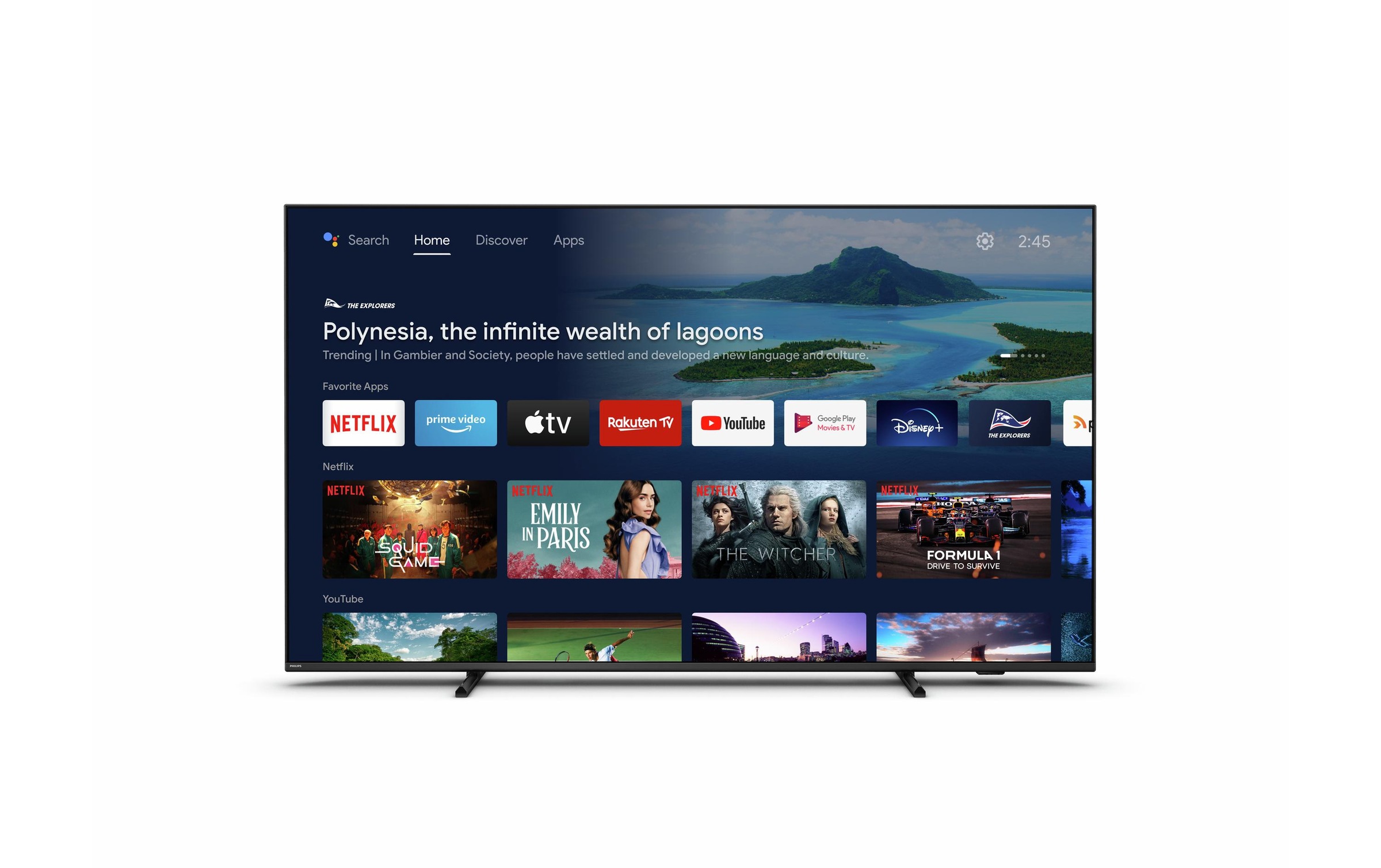Philips LCD-LED Fernseher »55PUS8007/12, 55 LED«, 4K Ultra HD