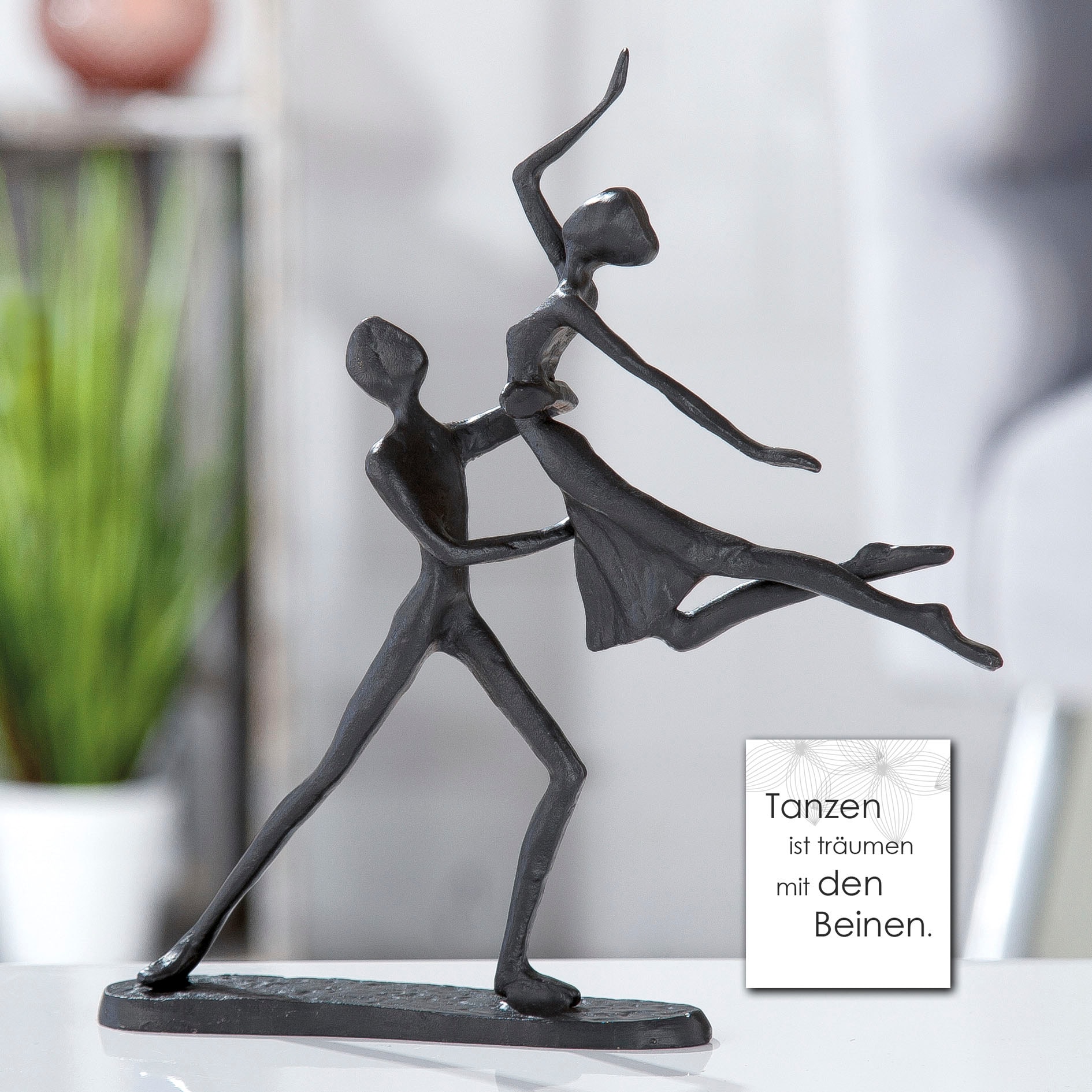 Dekoobjekt, Skulptur »Design confortablement cm, Dekofigur aus Tanzpaar, Gilde Metall, braun«, 17,5 Höhe by Casablanca acheter Wohnzimmer