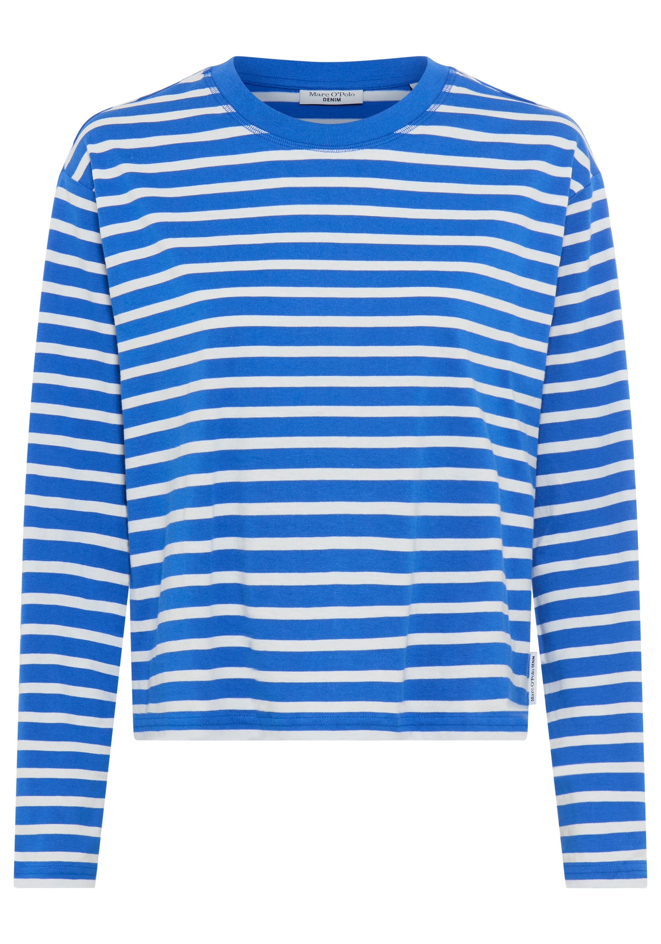 Marc O'Polo DENIM T-shirt à manches longues regular fit, aus Heavy Slub Jersey, Rundhals