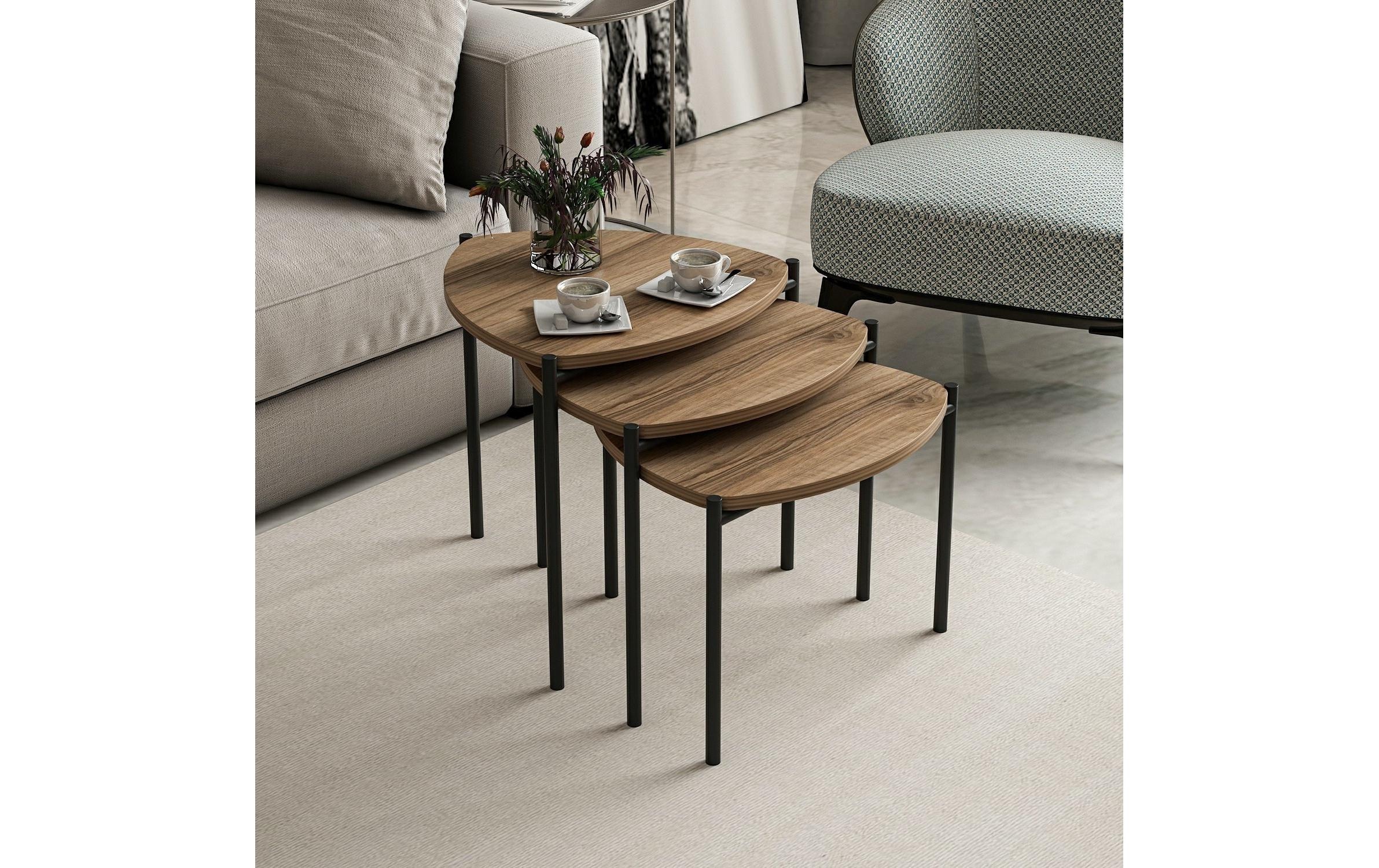 WOODY FASHION Beistelltisch »Lenny 45 x 45 cm«