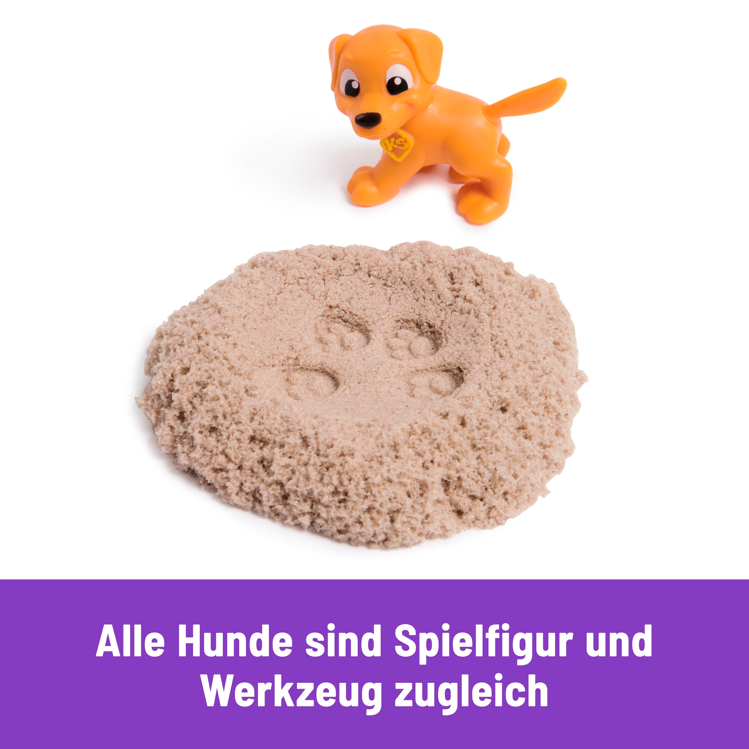Spin Master Kreativset »Kinetic Sand - Hunde Park Koffer 680 g«