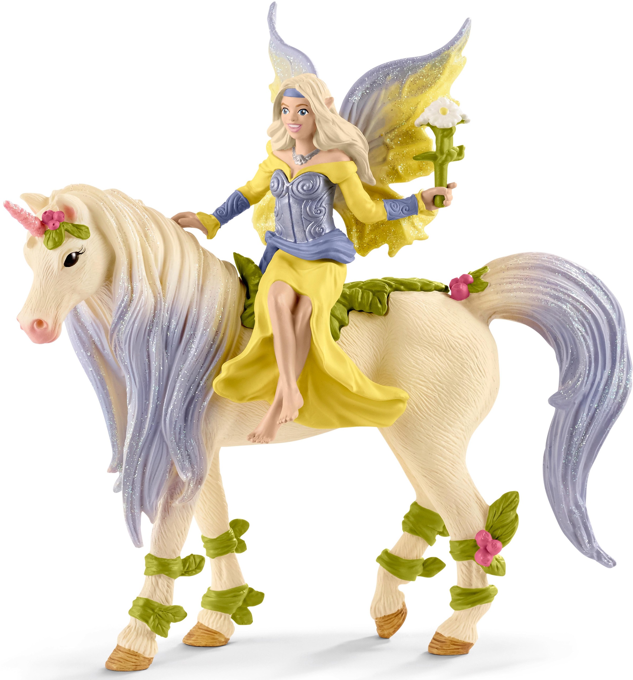 Image of Schleich® Spielfigur »bayala, Sera mit Blüten-Einhorn (70565)« bei Ackermann Versand Schweiz