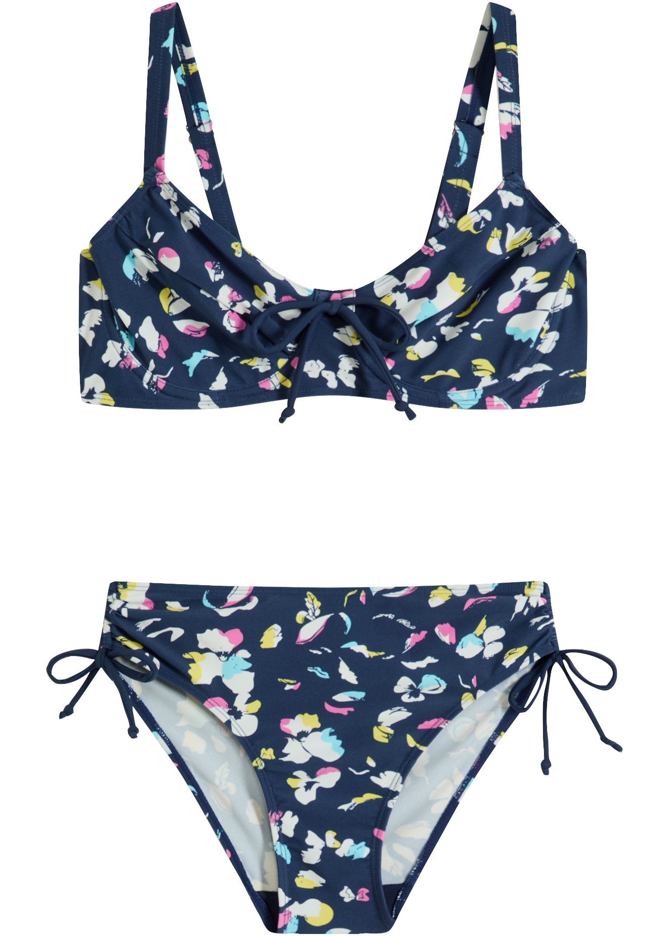 bonprix Bügel-Bikini Set, 2 Stk. Minimizer-Passform, toller Alloverdruck