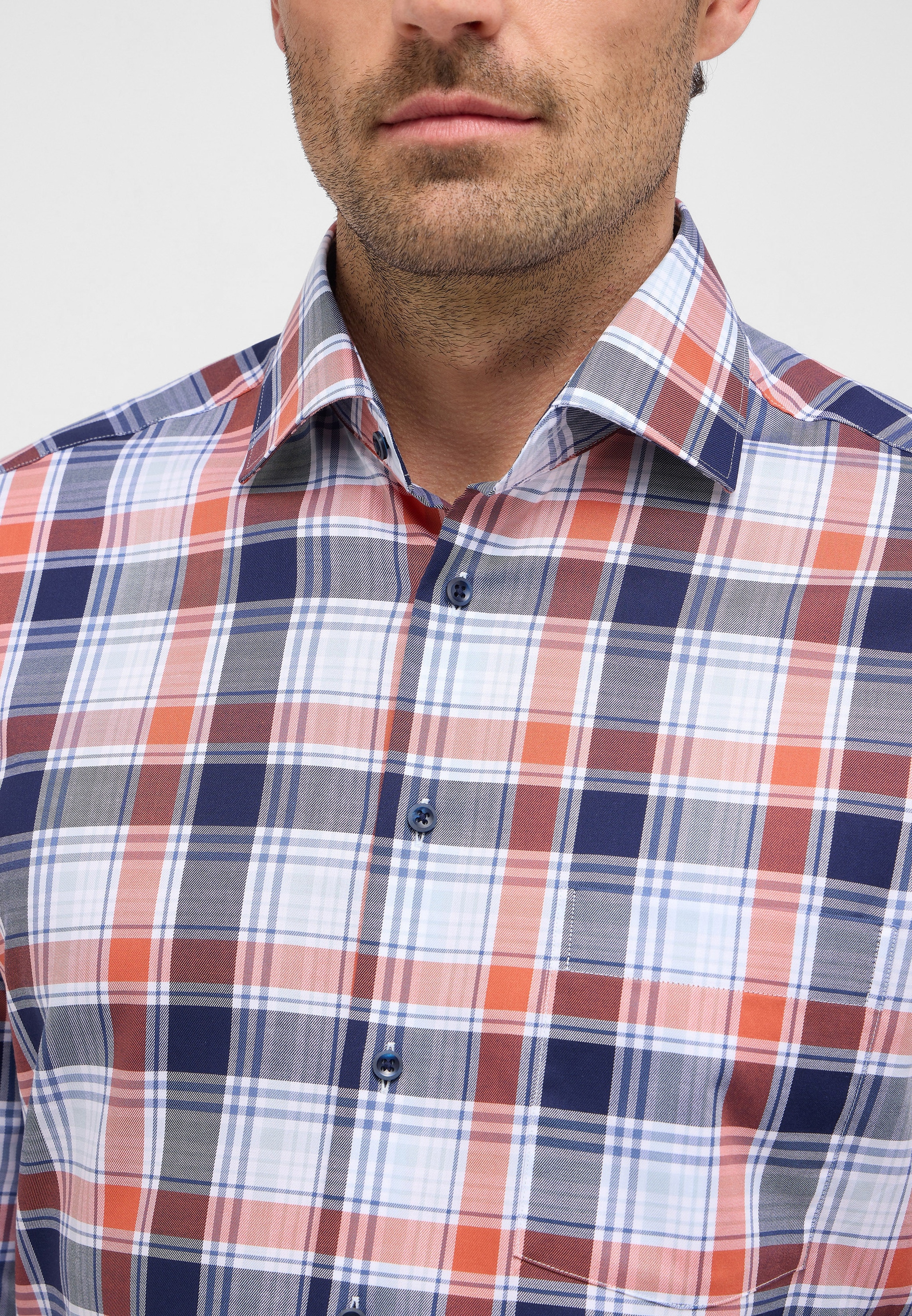 Eterna Langarmhemd »MODERN FIT«, NON IRON (bügelfrei)