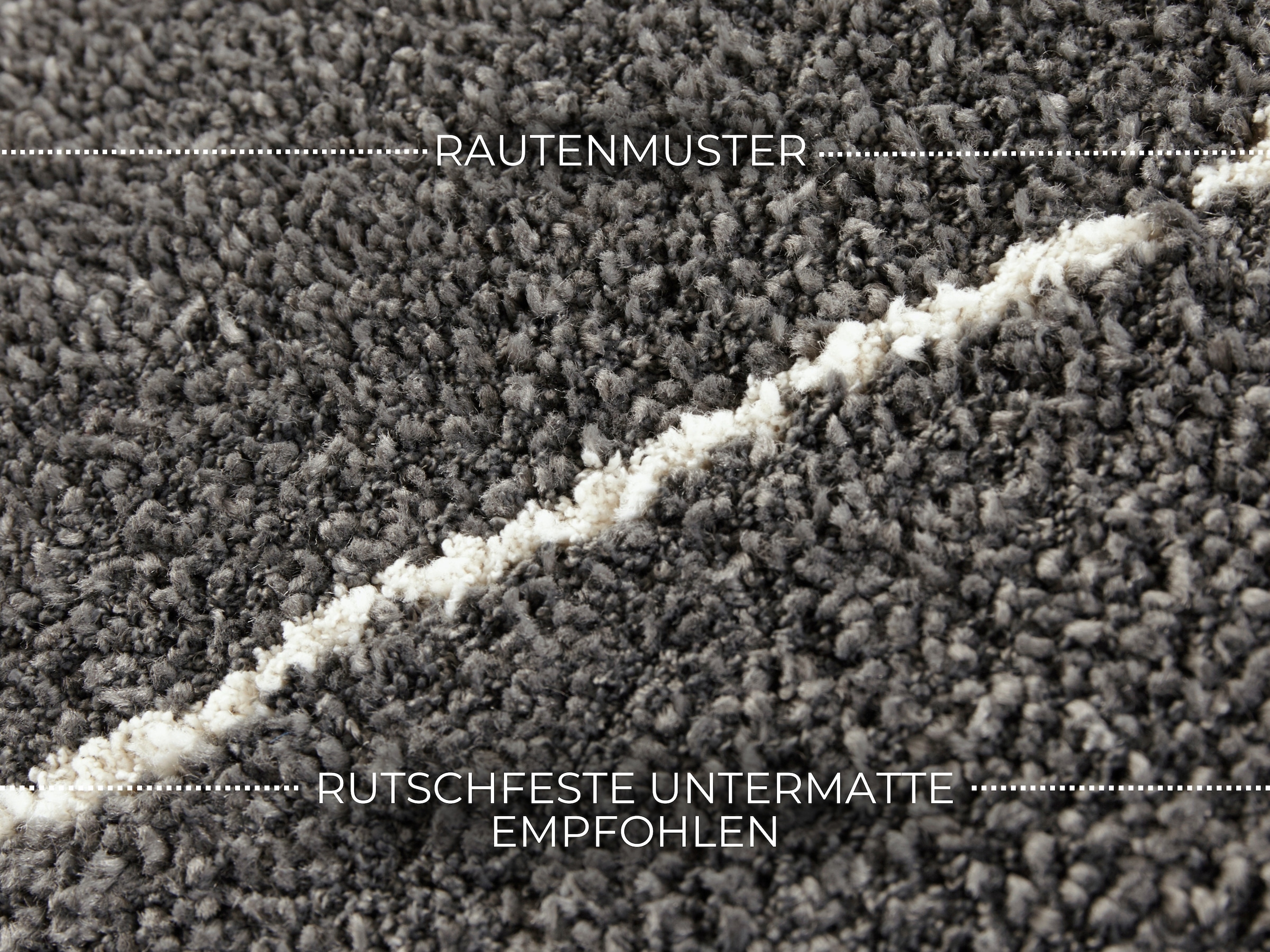 ELLE DECORATION Teppich »Massy«, rechteckig, 14 mm Höhe, Kurzflor, Teppich, Modern, Scandi, 3D Effekt, Wohnzimmer, Schlafzimmer