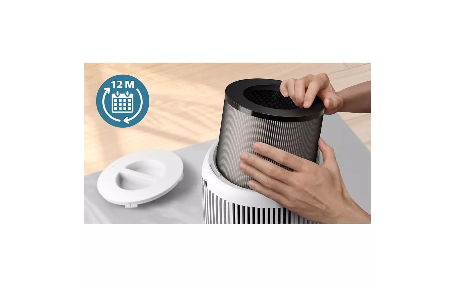 Philips Ersatzfilter »FY0910/30 HEPA NanoProtect Filter« 1 tlg. bis zu 1 Jahr verwendbar, 1 Filter im Lieferumfang