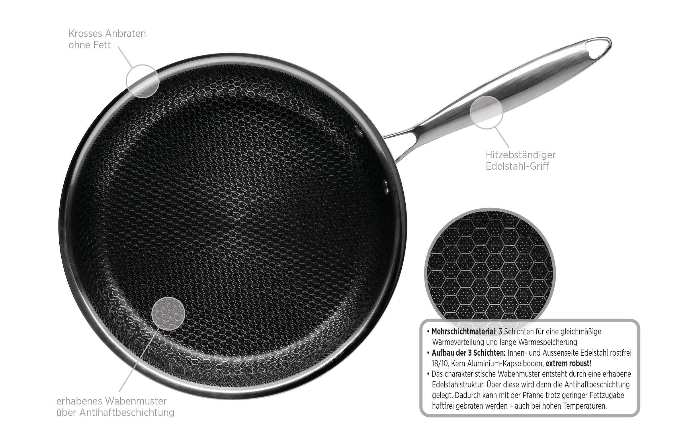 MÄSER Wok »HESTIA 30 cm« Edelstahl 18/10 1 pièces tlg.