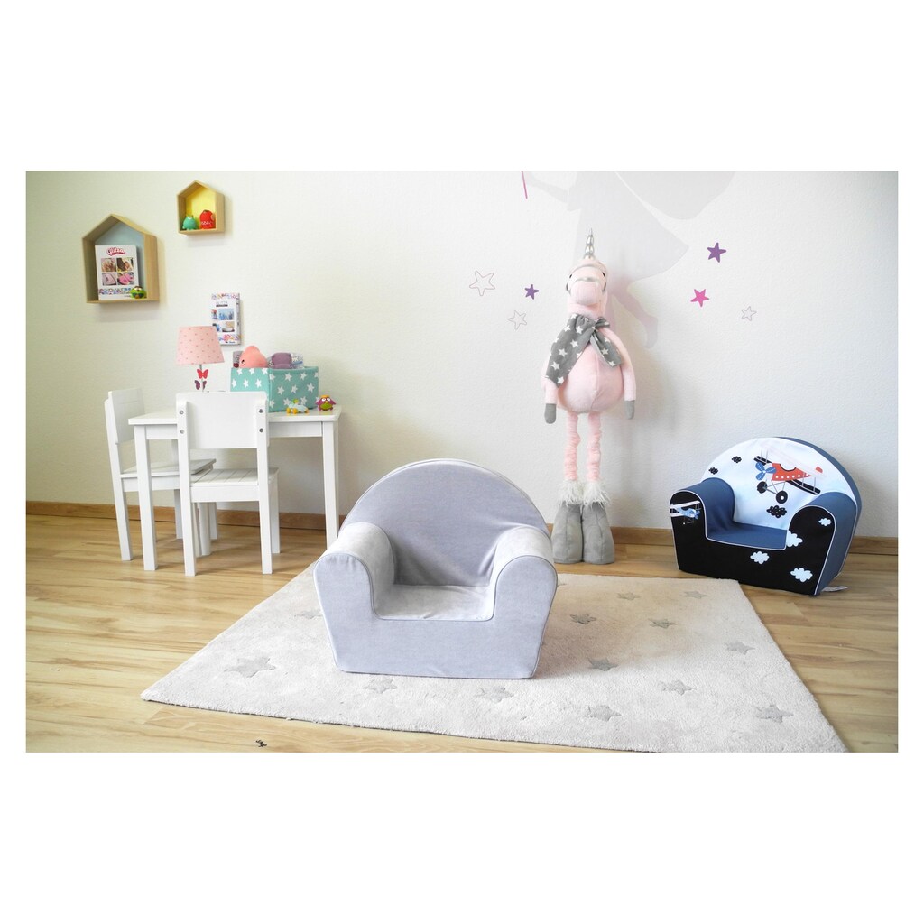 Knorrtoys® Sessel »Kindersessel Soft Grey«