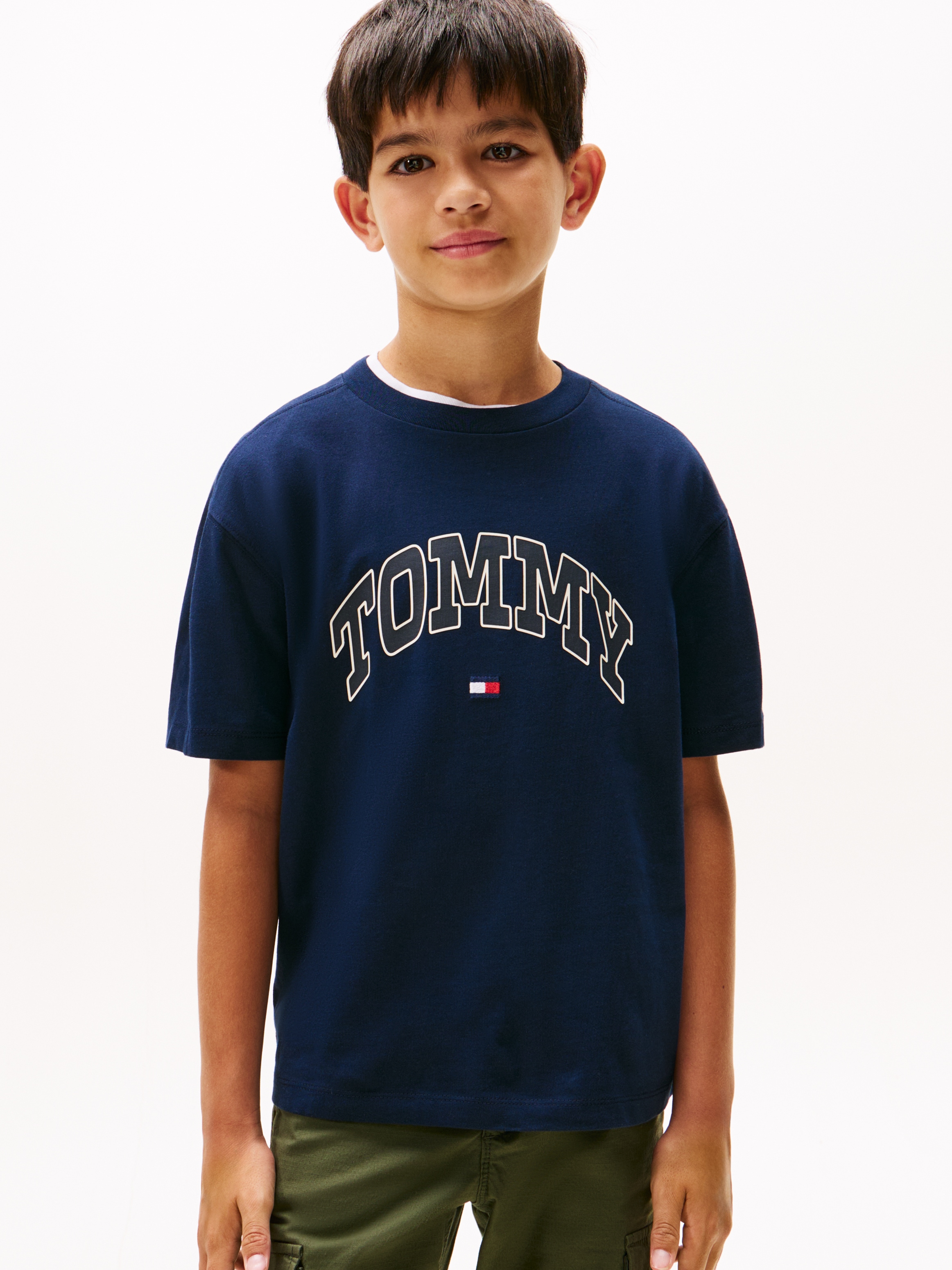 Image of Tommy Hilfiger T-Shirt "VARSITY RAISED PRINT TEE SS" Kinder bis 16 Jahre