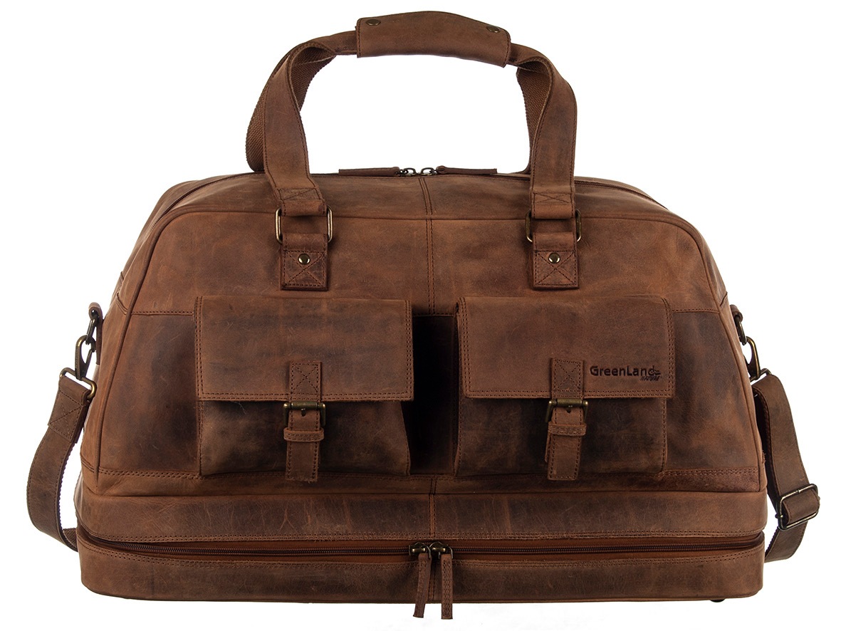 Image of GreenLand Nature Weekender »Montenegro«, aus Leder im Used Look bei Ackermann Versand Schweiz