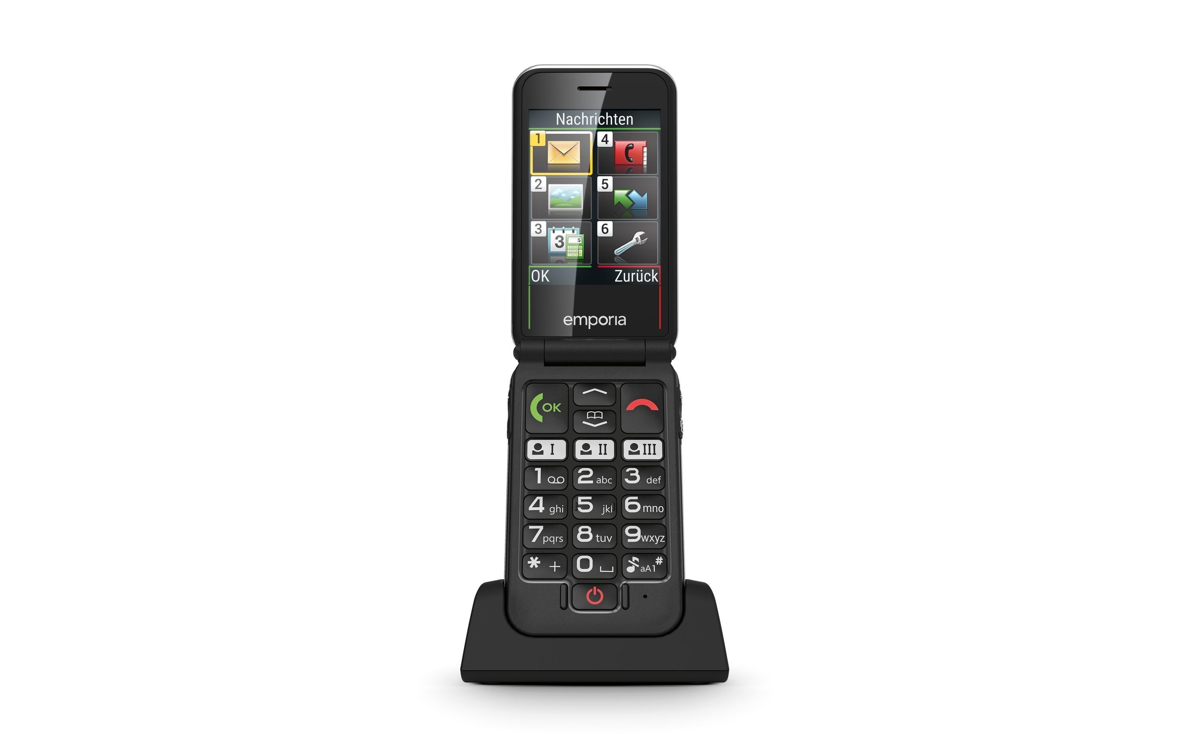 Emporia Seniorenhandy »JOY LTE V228 4G«, Schwarz