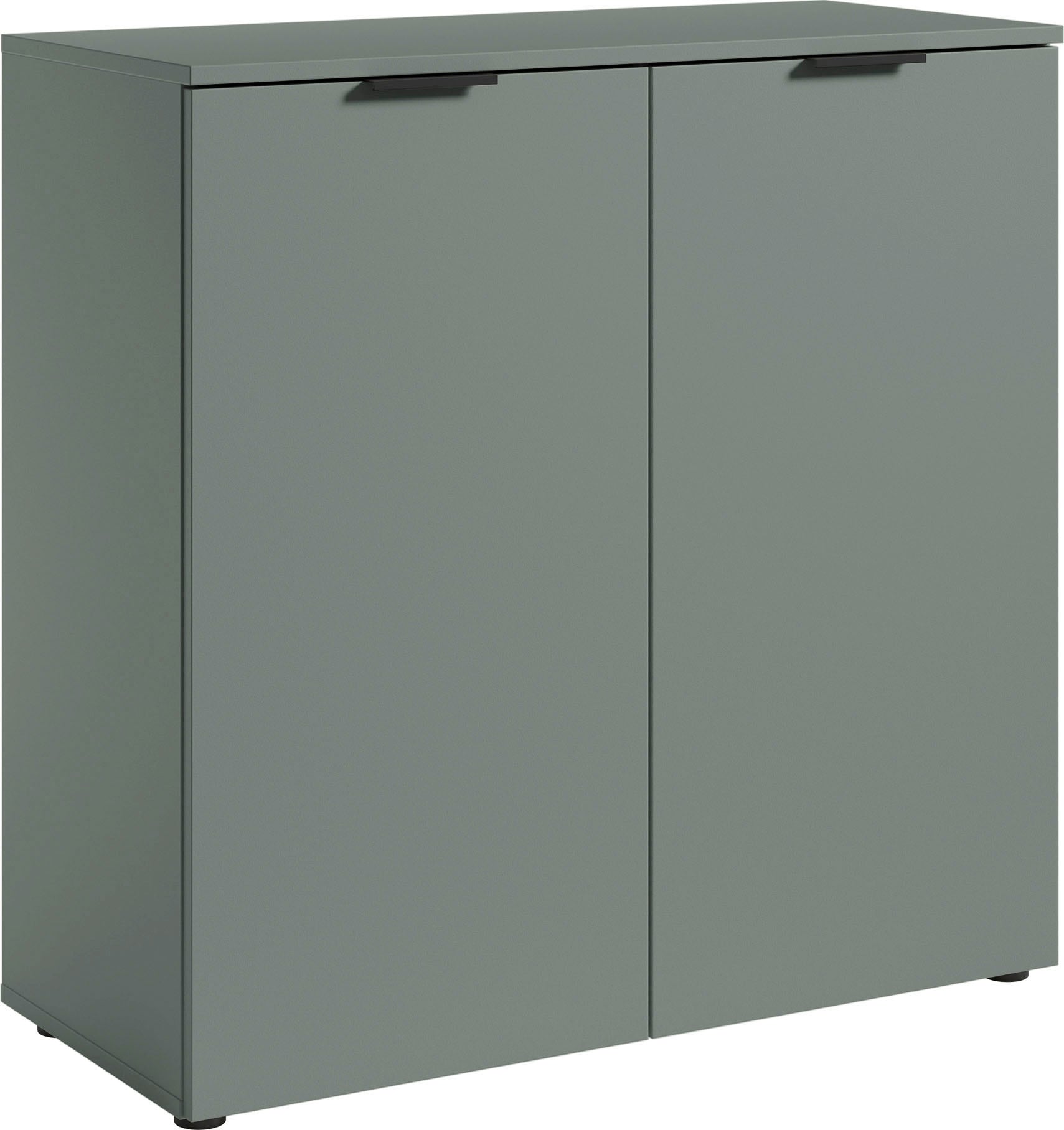Image of HBZ Sideboard "Linz Kommode, BxHxT 90x90x40cm" 1 Stk. tlg. Breite 90cm,Lip-Griff,Melaminbeschichtung