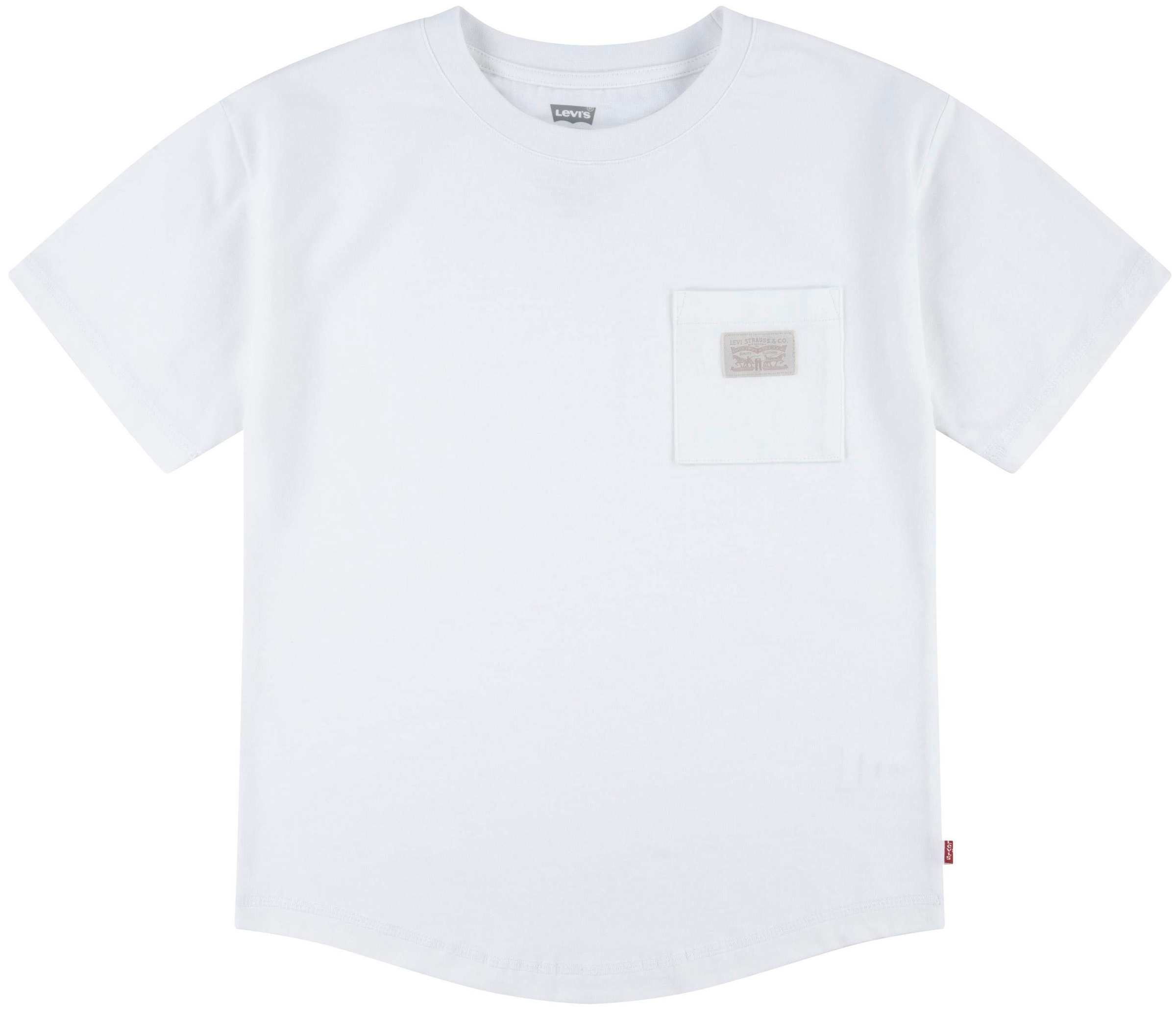 Levi's® Kids T-Shirt »LVB CURVED HEM POCKET TEE«, for BOYS