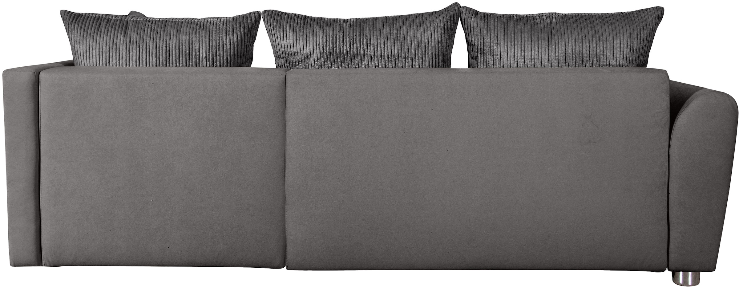 COLLECTION AB Ecksofa »Jana L-Form, B: 220 cm« Bettfunktion, Bettkasten & 1 Zierkissen, Federkern