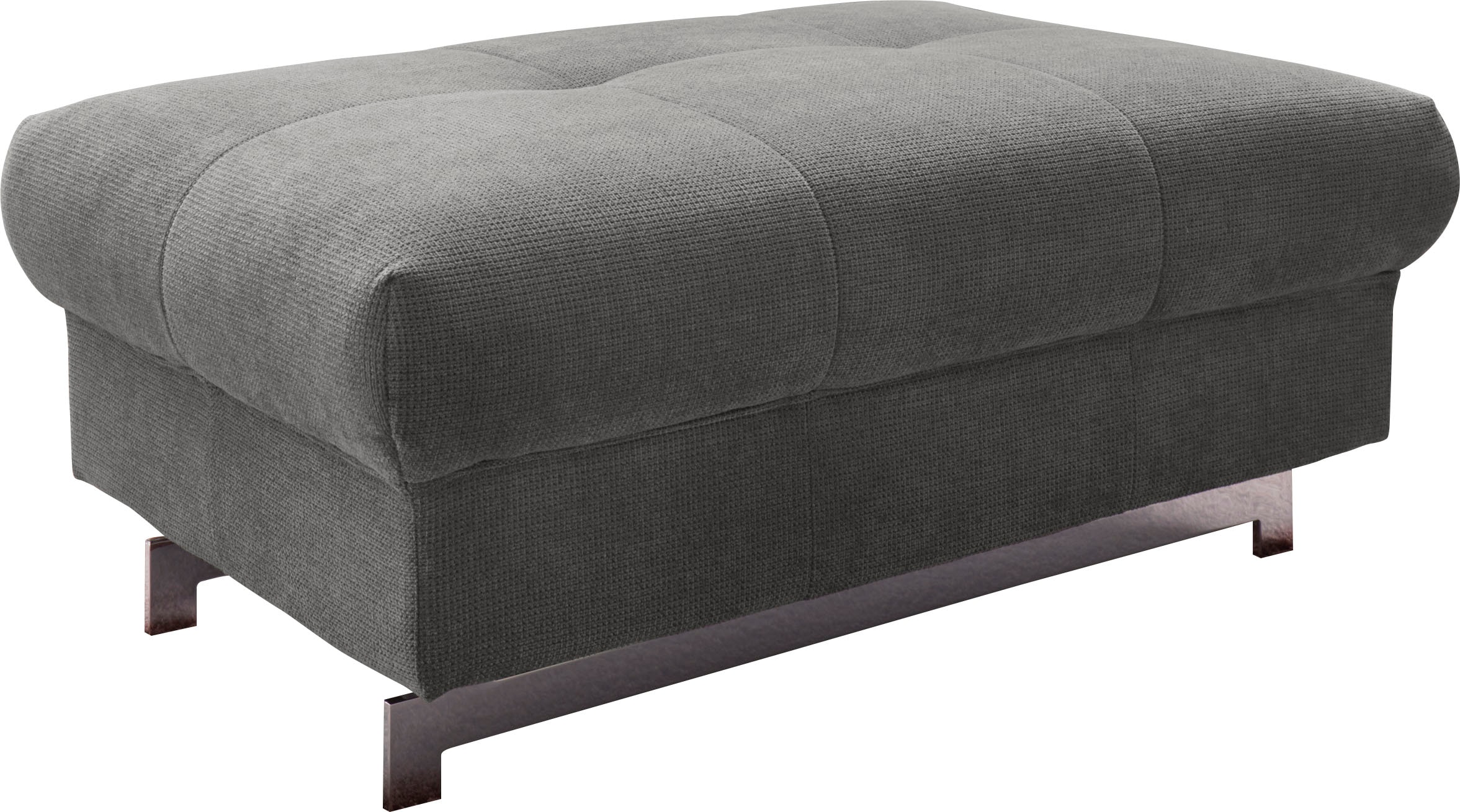 COTTA Polstergarnitur »Chef L-Form«, (Set, 2 tlg.), Set bestehend aus: Ecksofa mit Kopfteilverstellung & Hocker