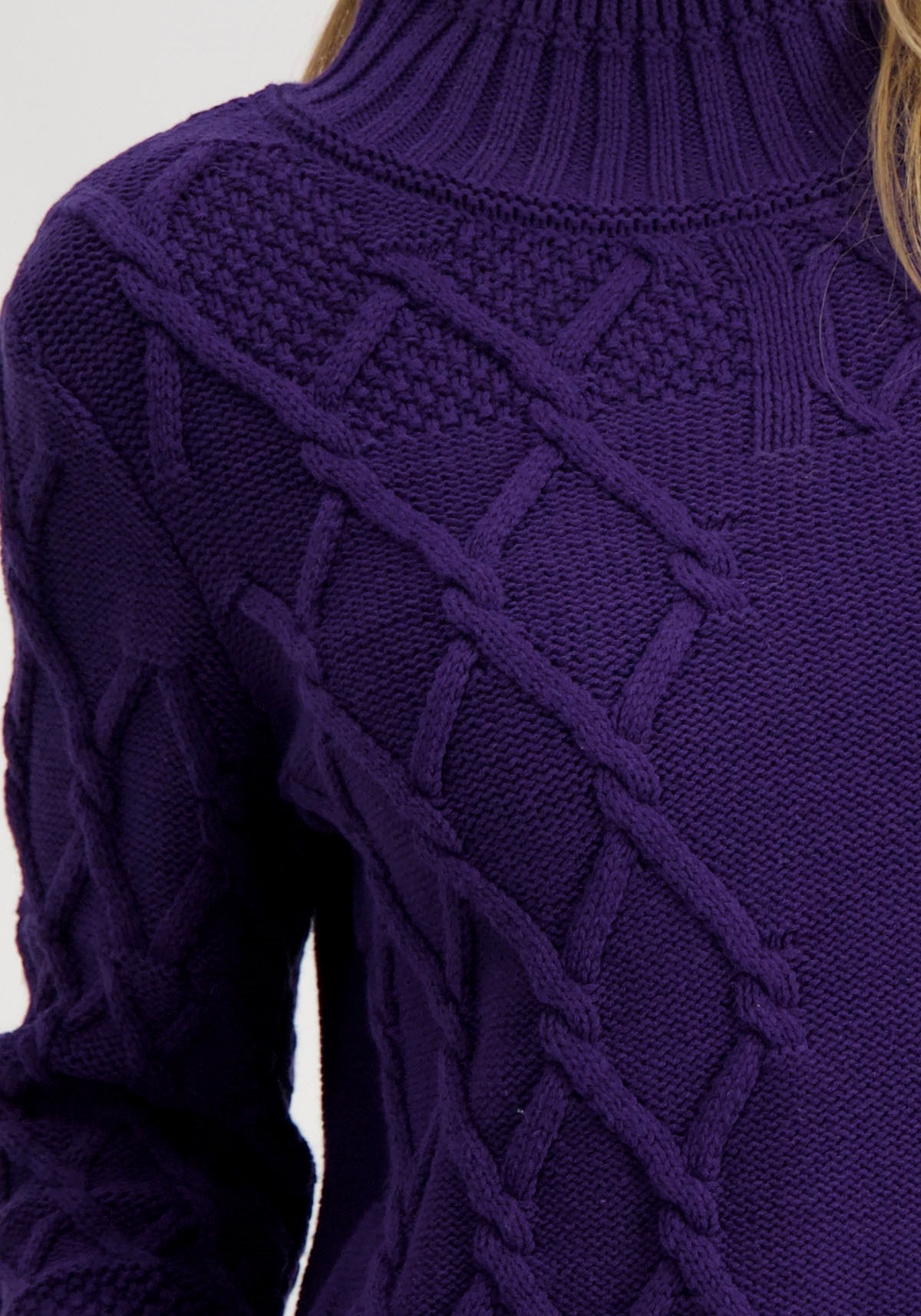 Monari Strickpullover, mit Rautenmuster