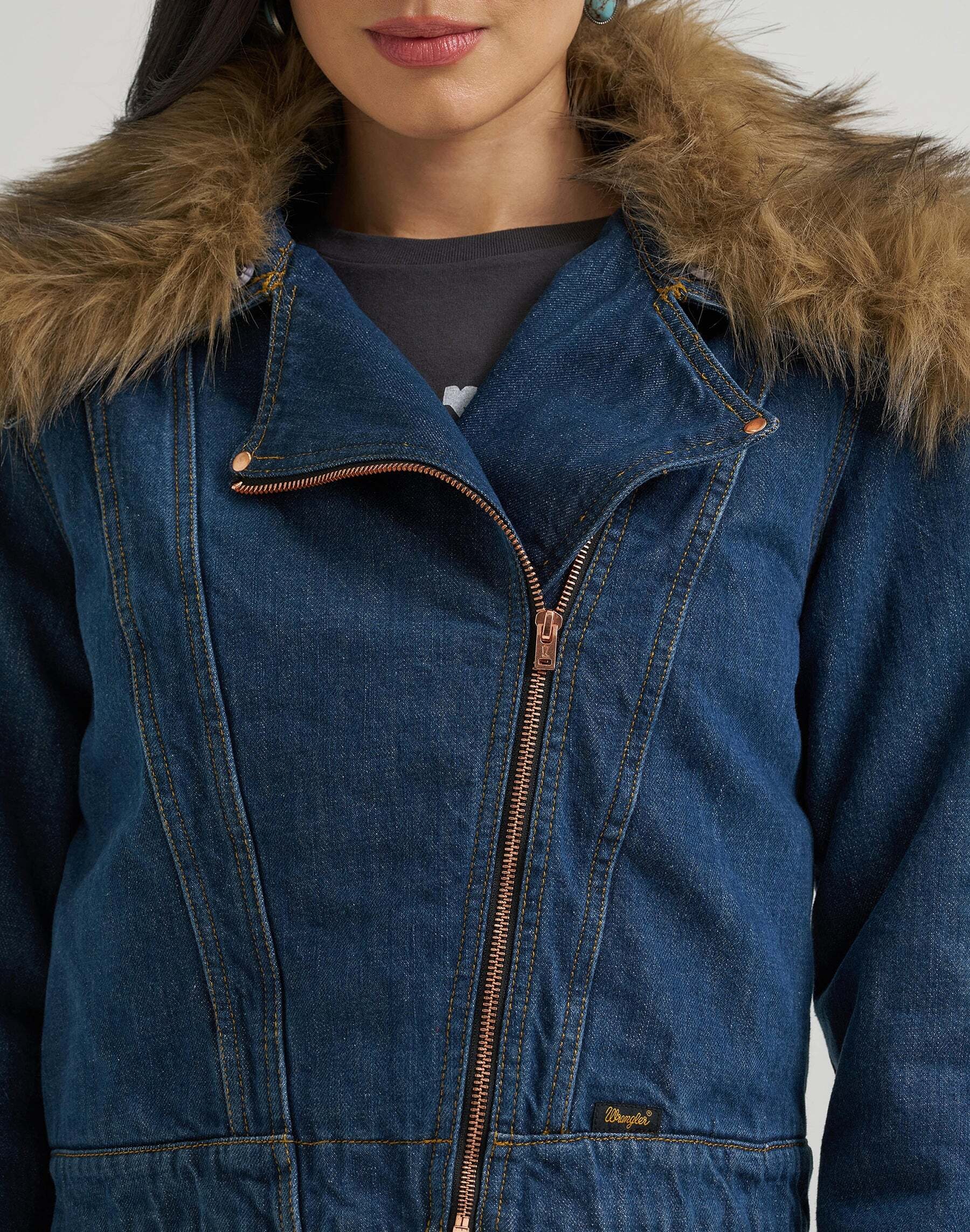 Wrangler Veste en jean »WRANGLER Jeansjacke Moto«